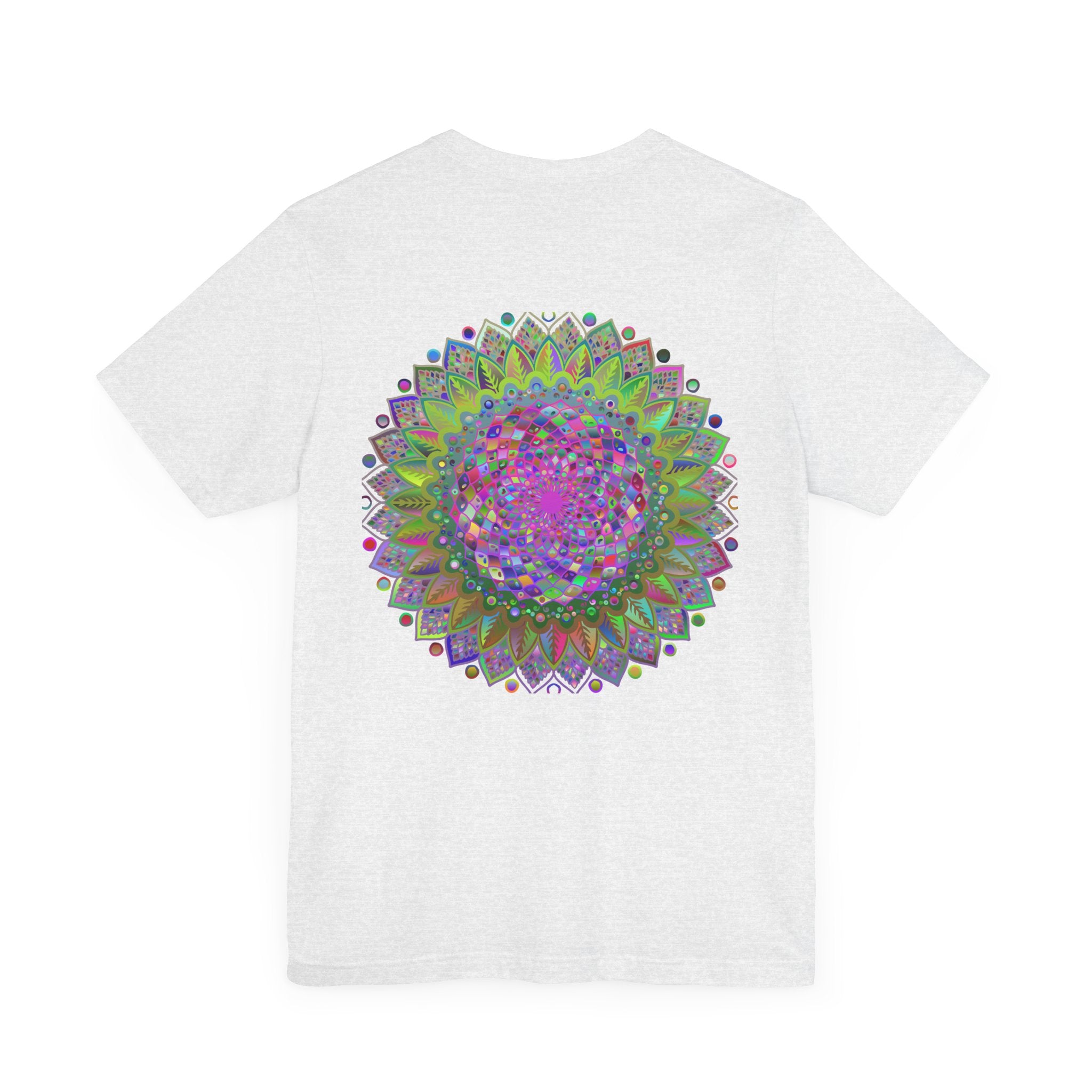 Vibrant mandala tee promoting spiritual harmony and balance