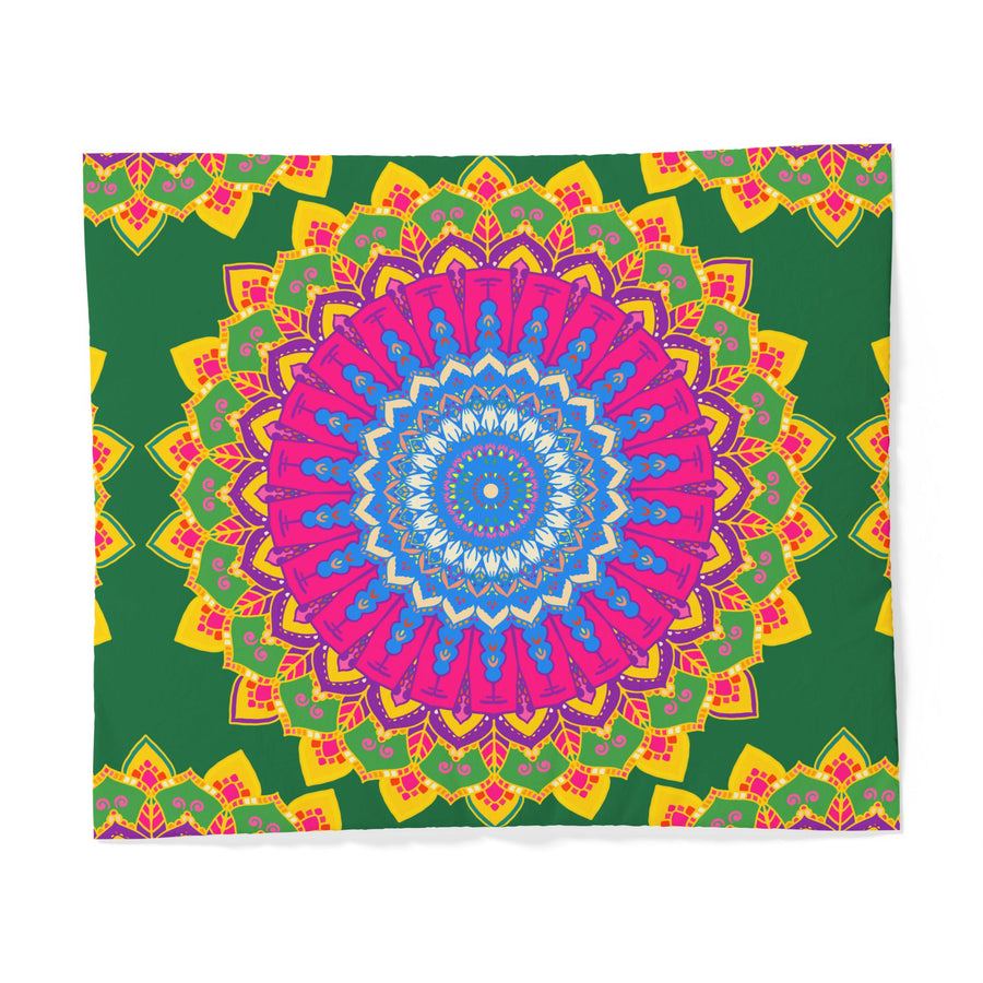 Copripiumino in cotone con mandala bohémien
