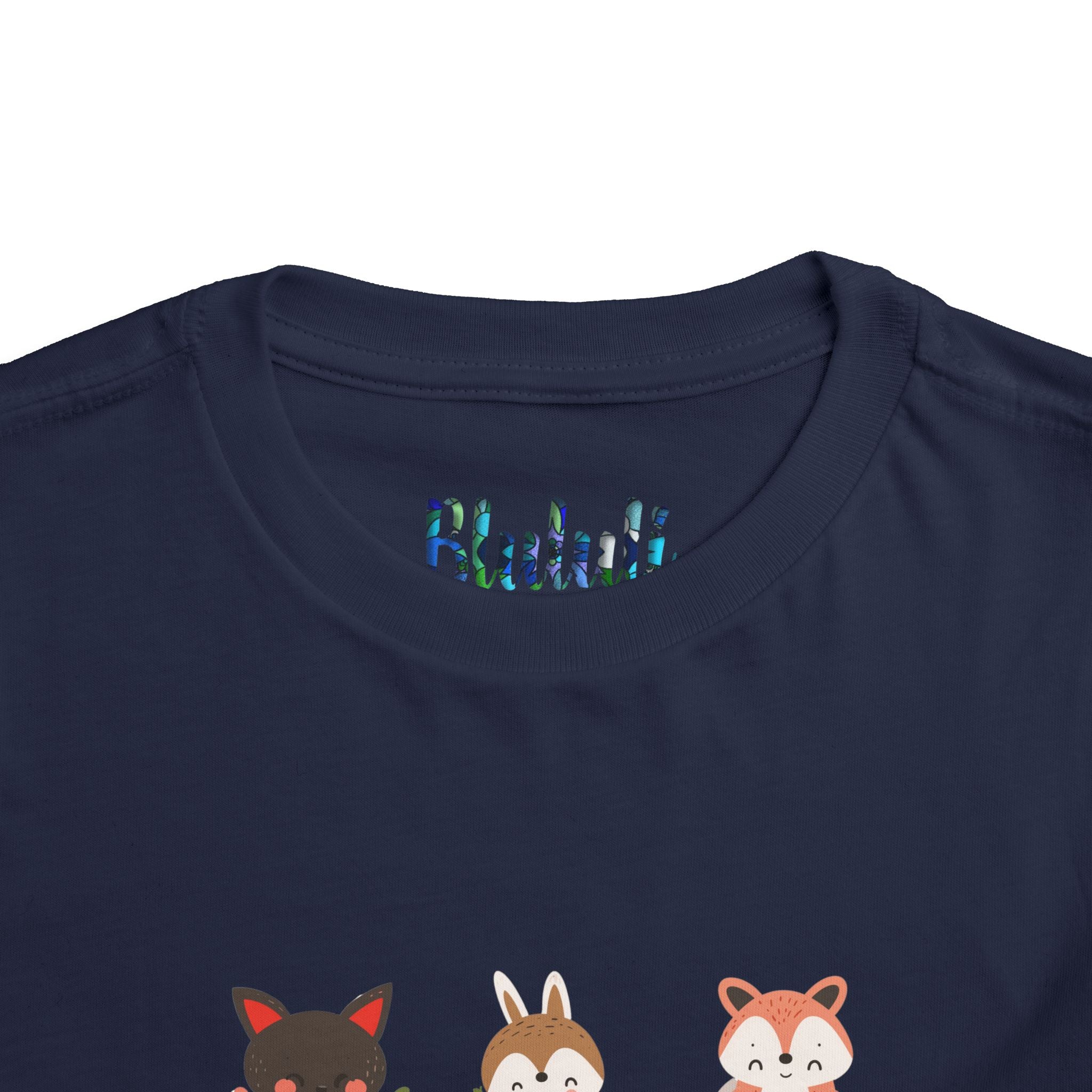 Animal Love Toddler Tee, Cute Cartoon Animals T-Shirt for Kids