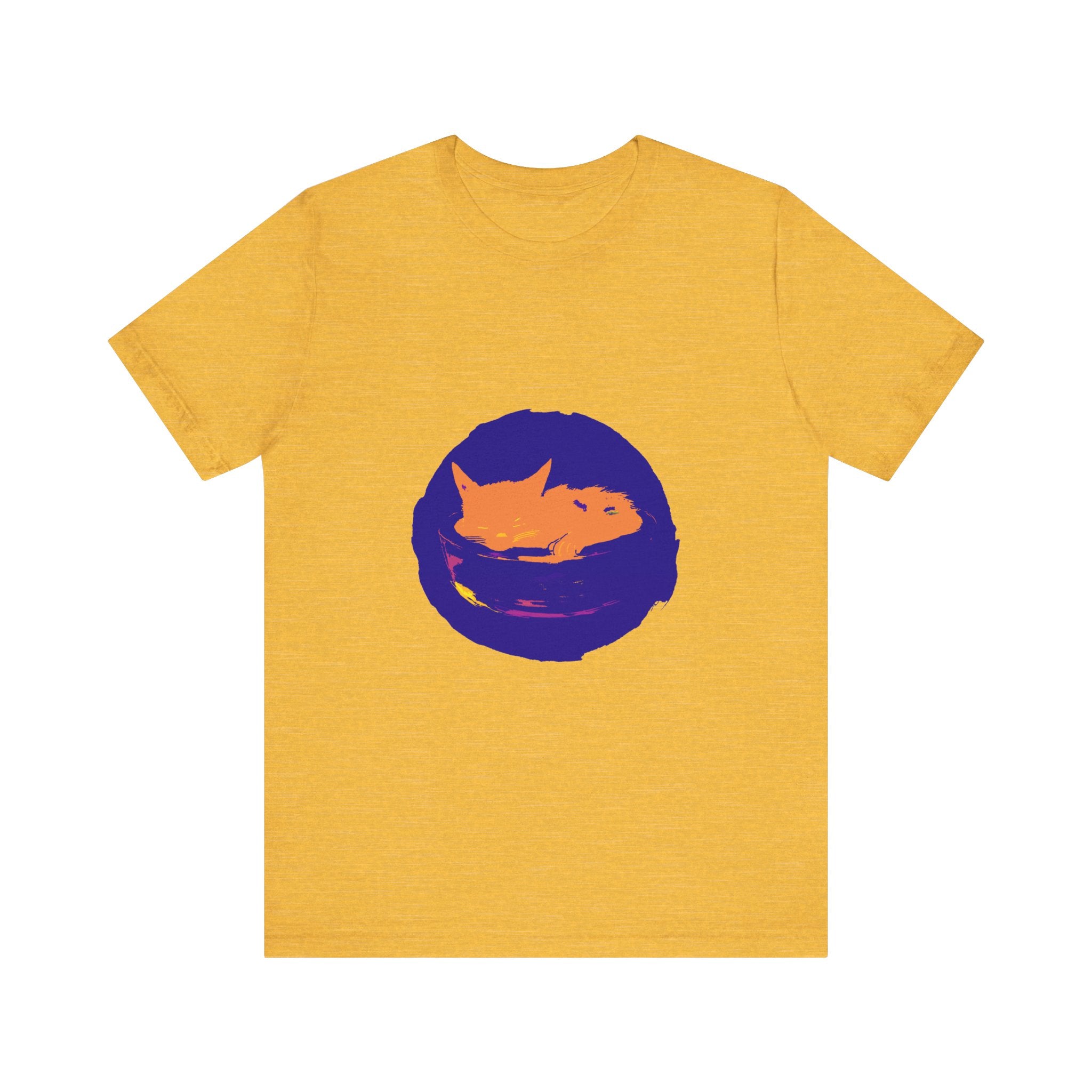 Black Cat Mystery Sleep T-Shirt featuring a unique and eye-catching design