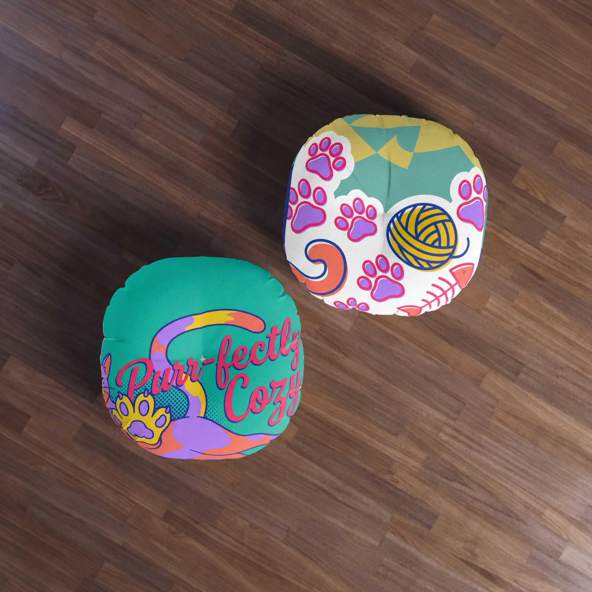 Purr-fectly Cozy Cat Floor Pillow