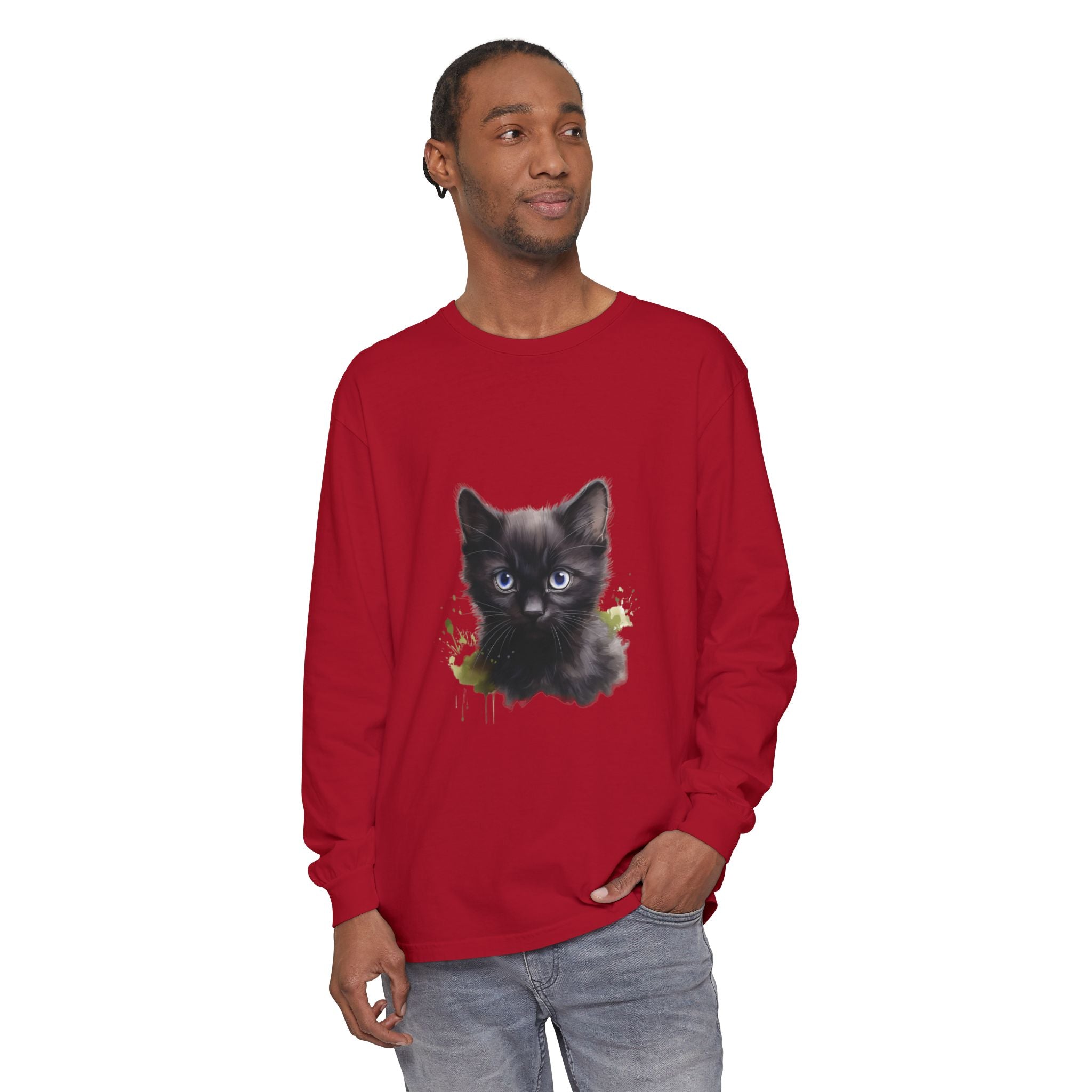Full Sleeve Tee | Mystic Black Cat