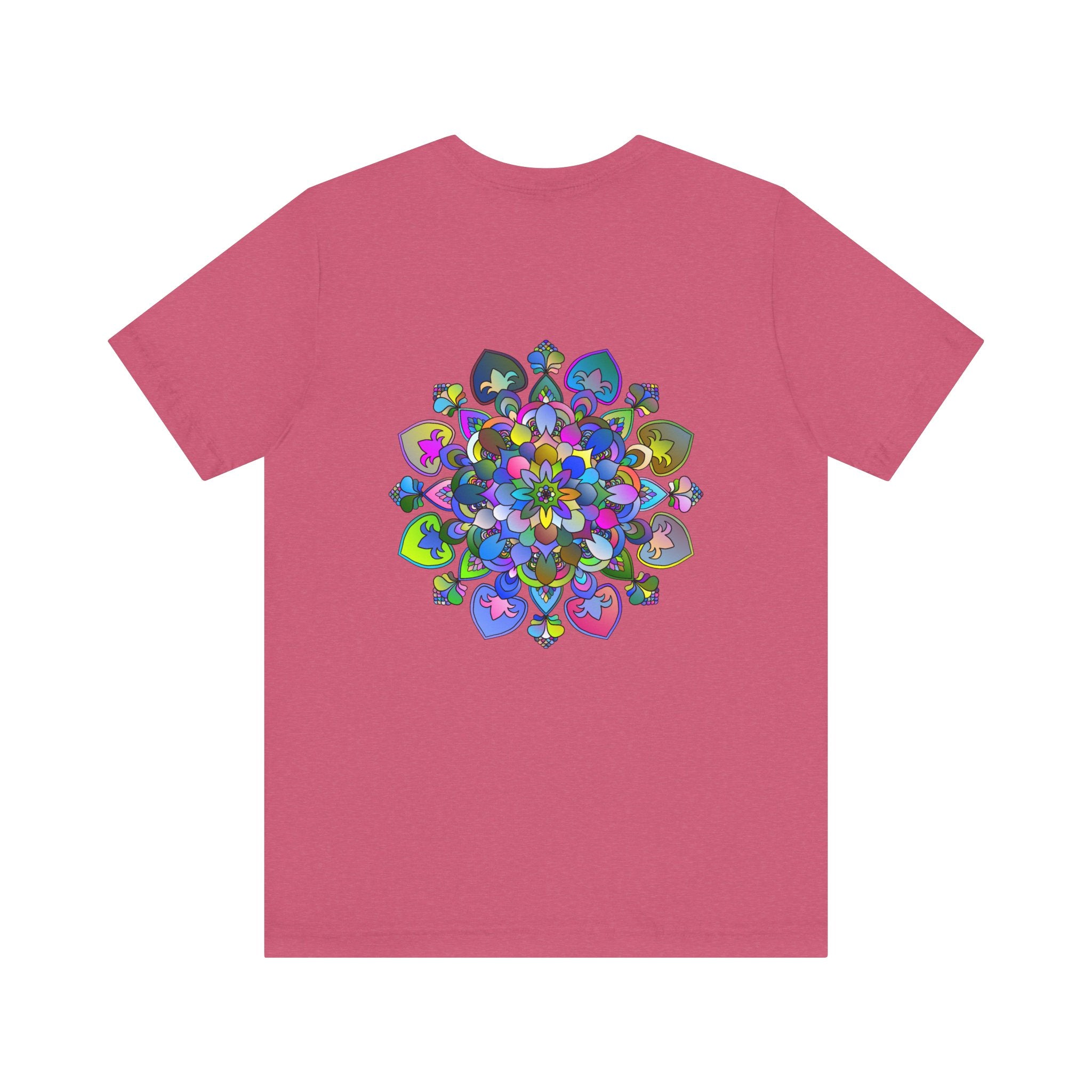 High-quality Vibrant Mandala Tee - Spiritual Peace & Harmony shirt made with soft and comfortable fabric
