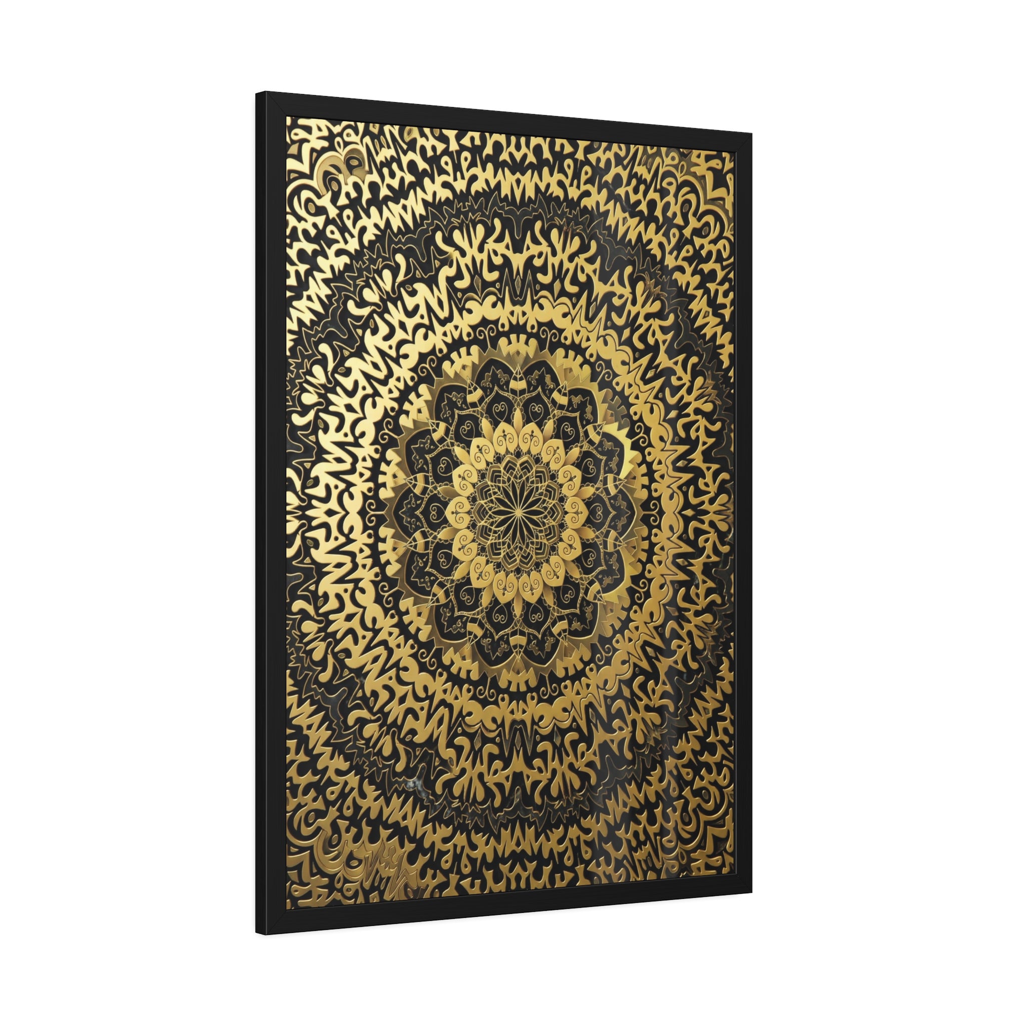 Mandala Sovrano – Elegante Arte da Parete Incorniciata
