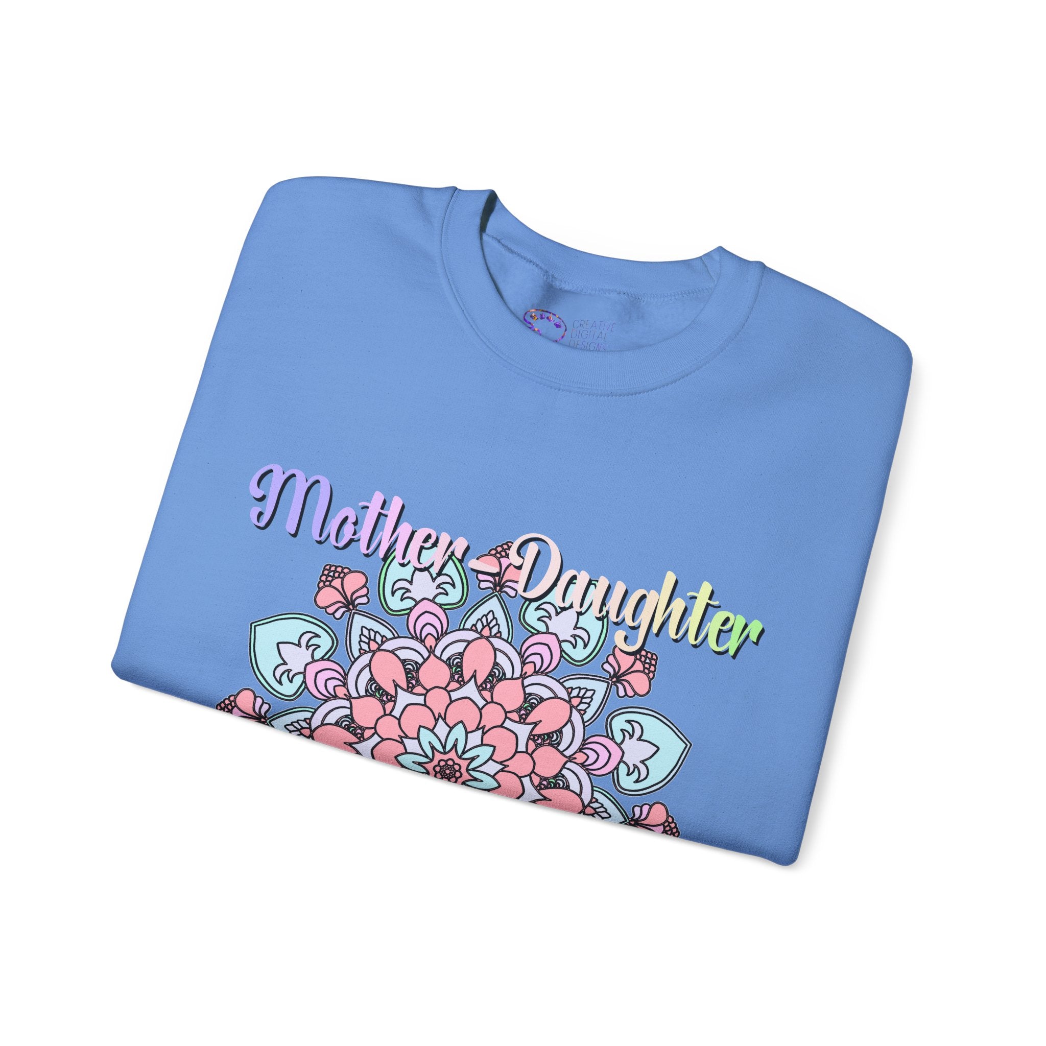 Sweatshirt mit Mandala-Muster zur Feier der Mutter-Tochter-Liebe