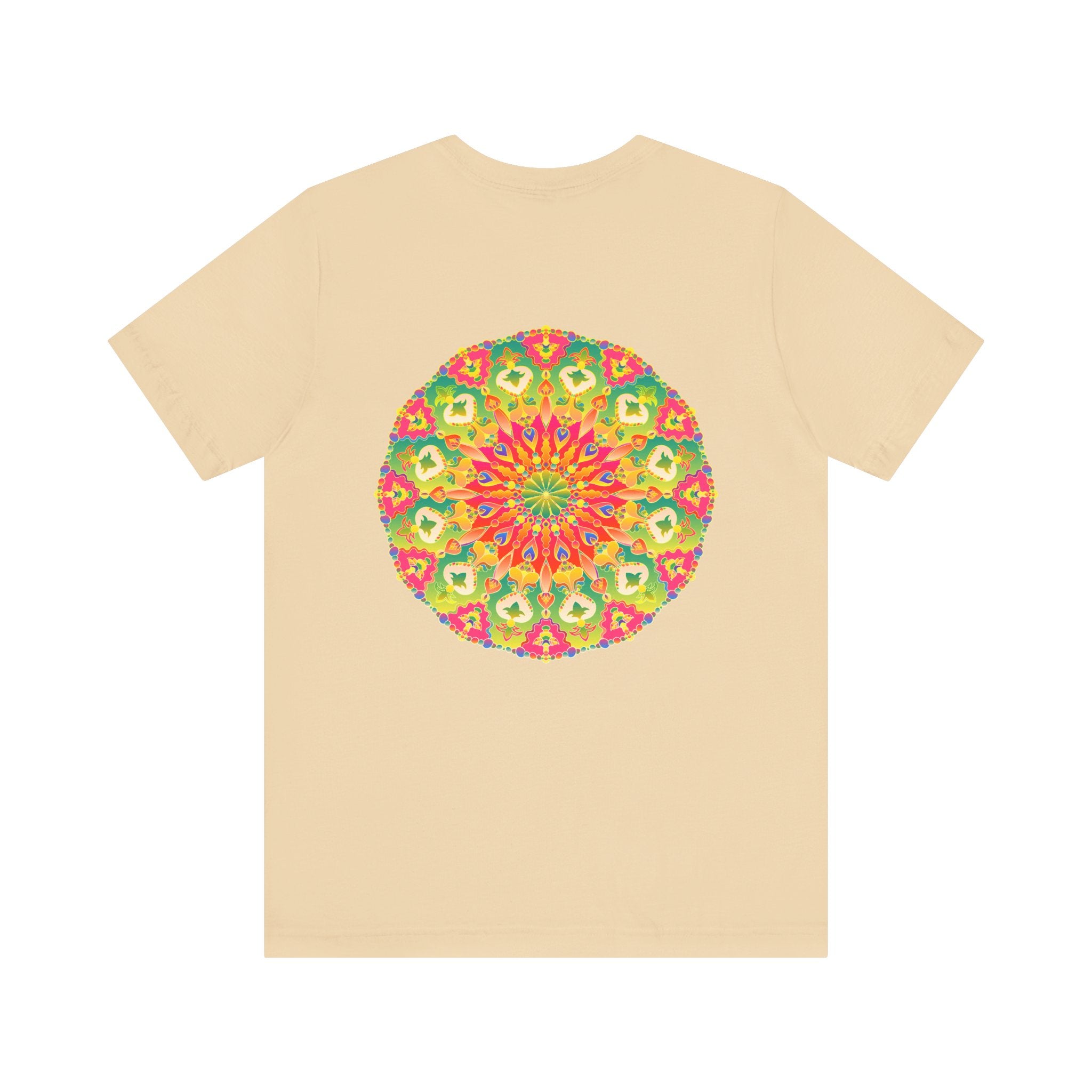Vibrant Mandala T-Shirt with intricate design and bold colors