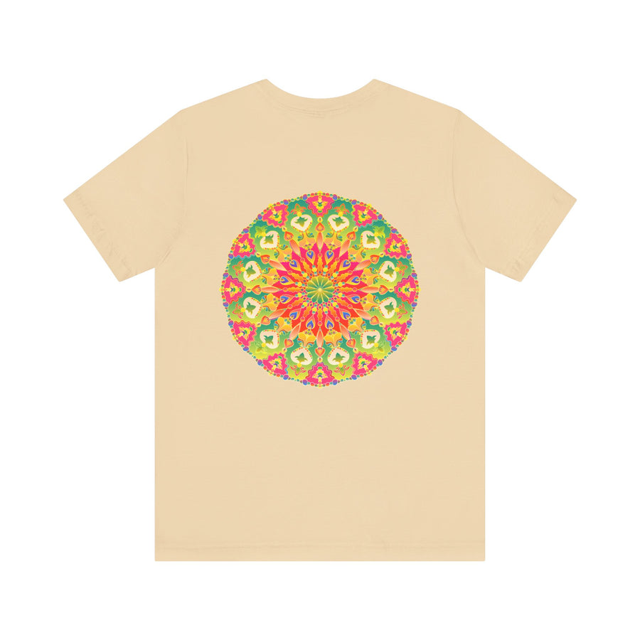 Vibrant Mandala T-Shirt with intricate design and bold colors