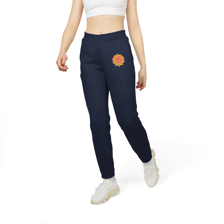 Psychedelic Mandala Adidas Fleece Joggers