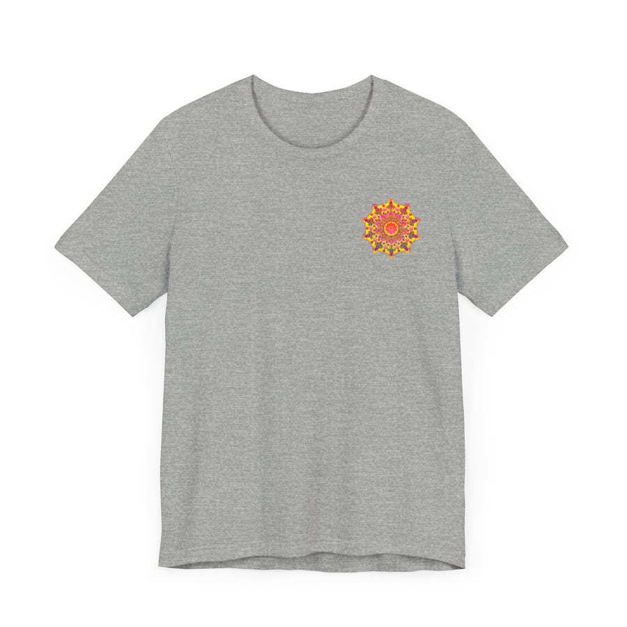 Colorful tee with an eye-catching mandala design for spiritual enlightenment