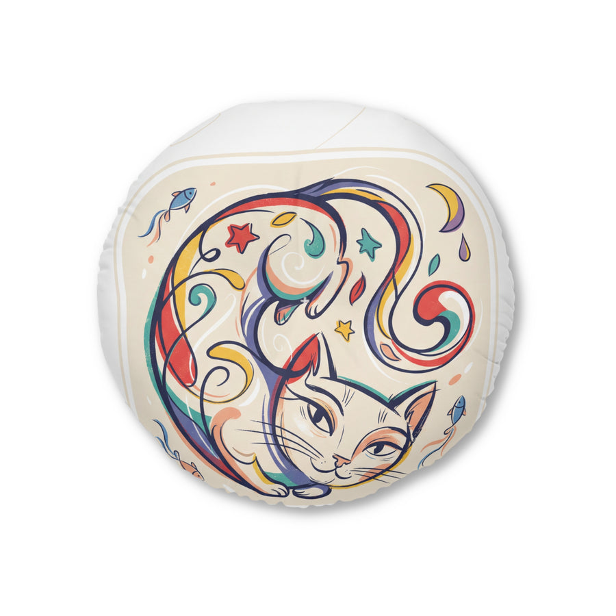 Dream-Loop Cat Floor Pillow