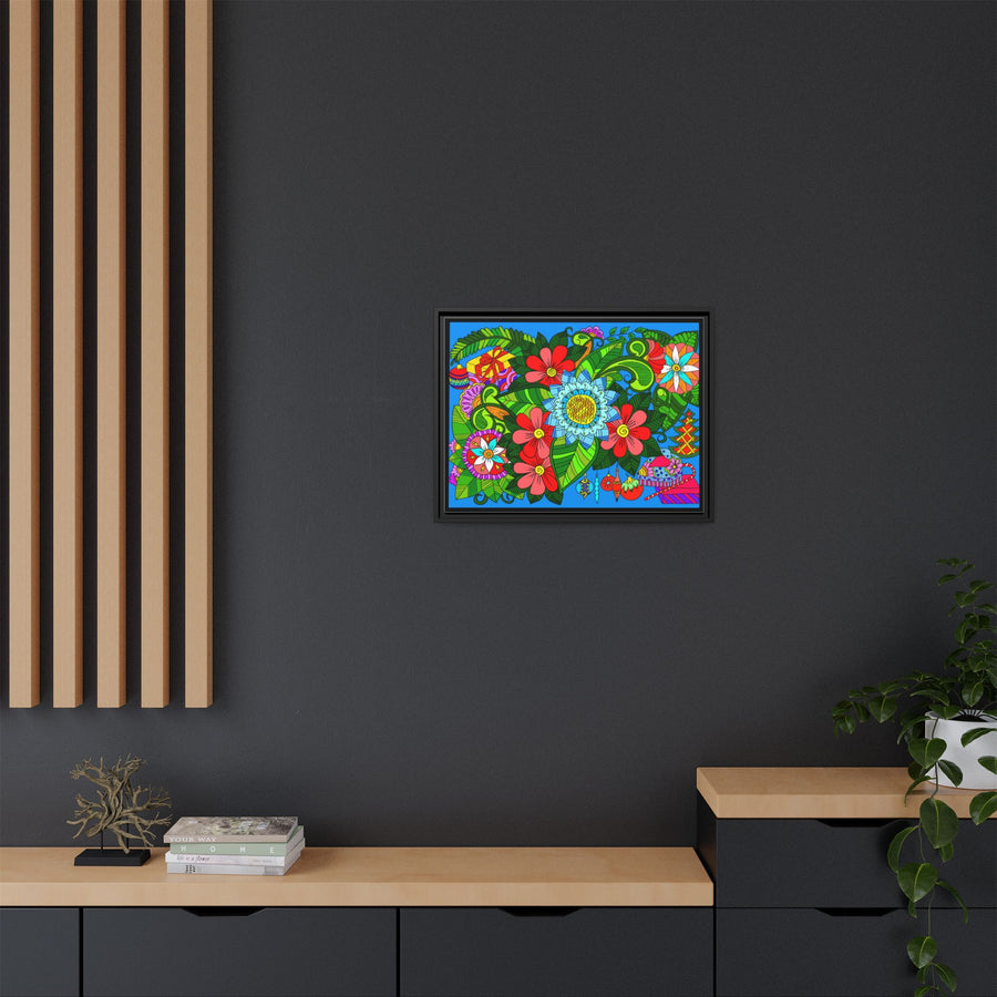 Floral Mandala Art Print With Lush Colors And Creative Energy