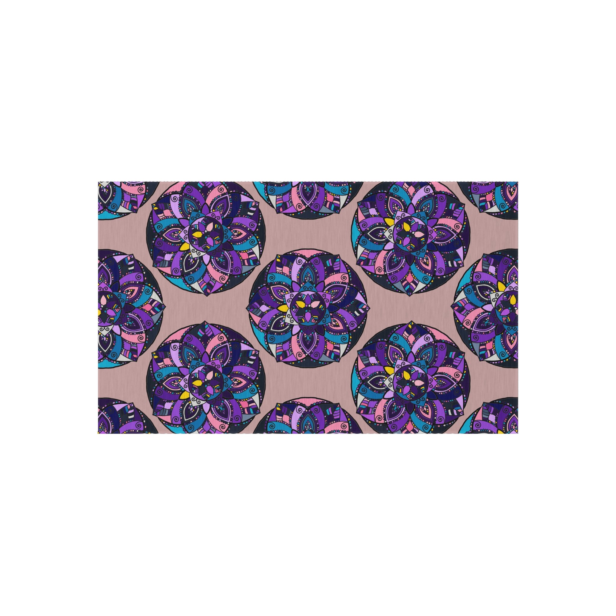 Boho-Lila-Mandala-Outdoor-Teppich