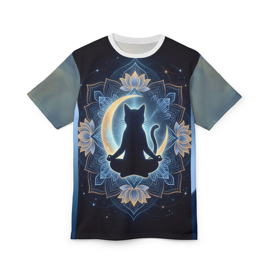 T-Shirt mit himmlischem Katzenmotiv