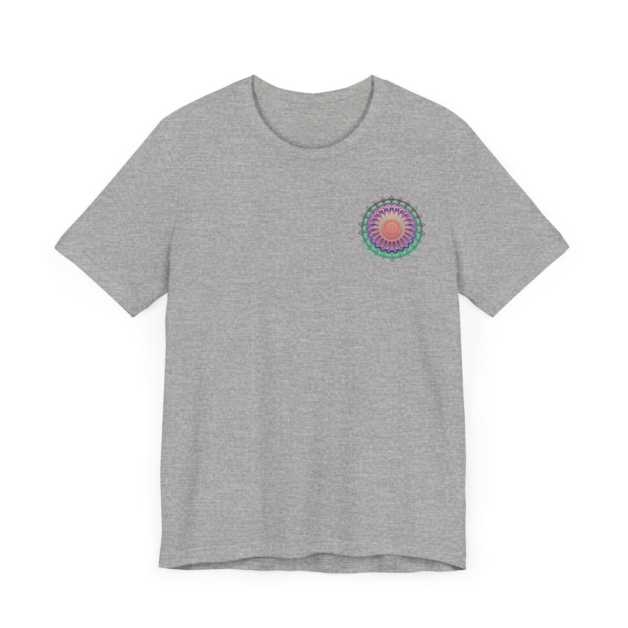 Colorful Mandala Tee with intricate design representing spiritual peace and harmony