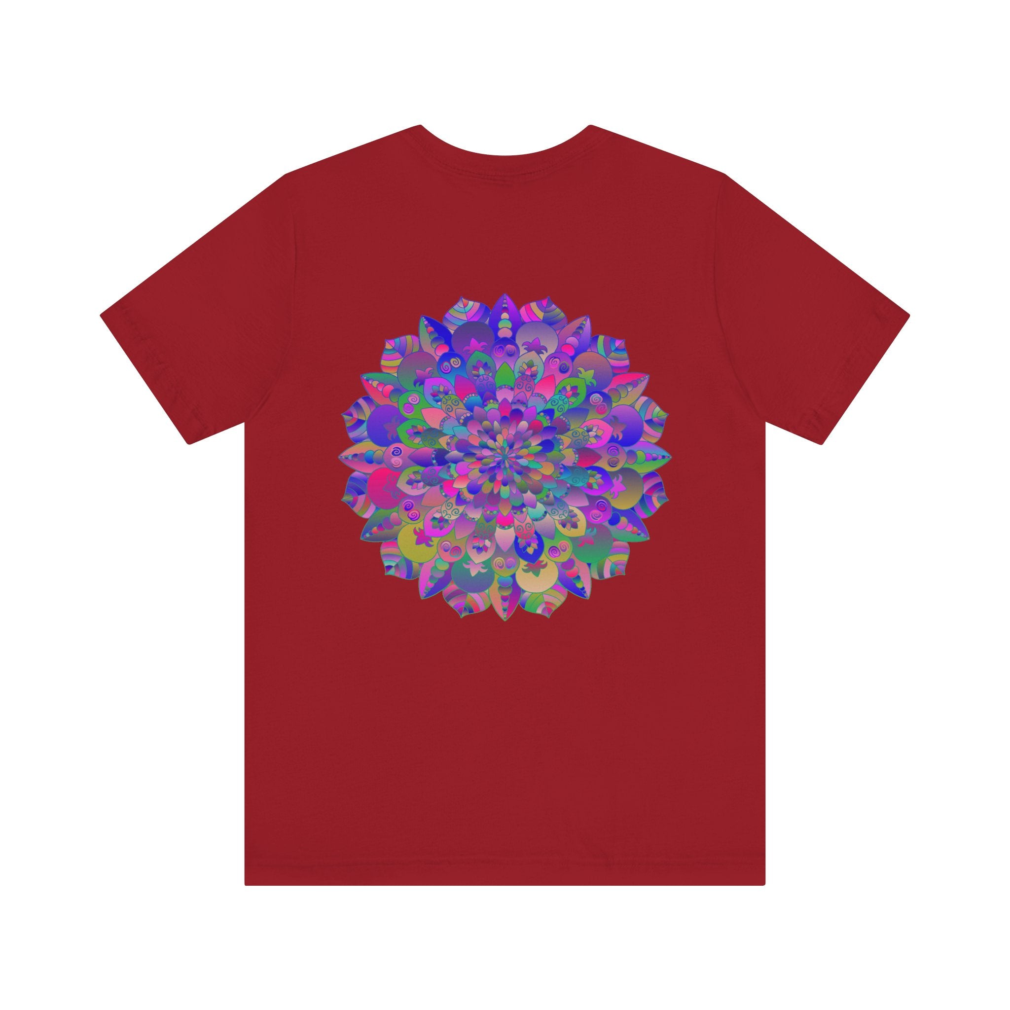 Colorful Mandala T-shirt symbolizing spiritual harmony and balance