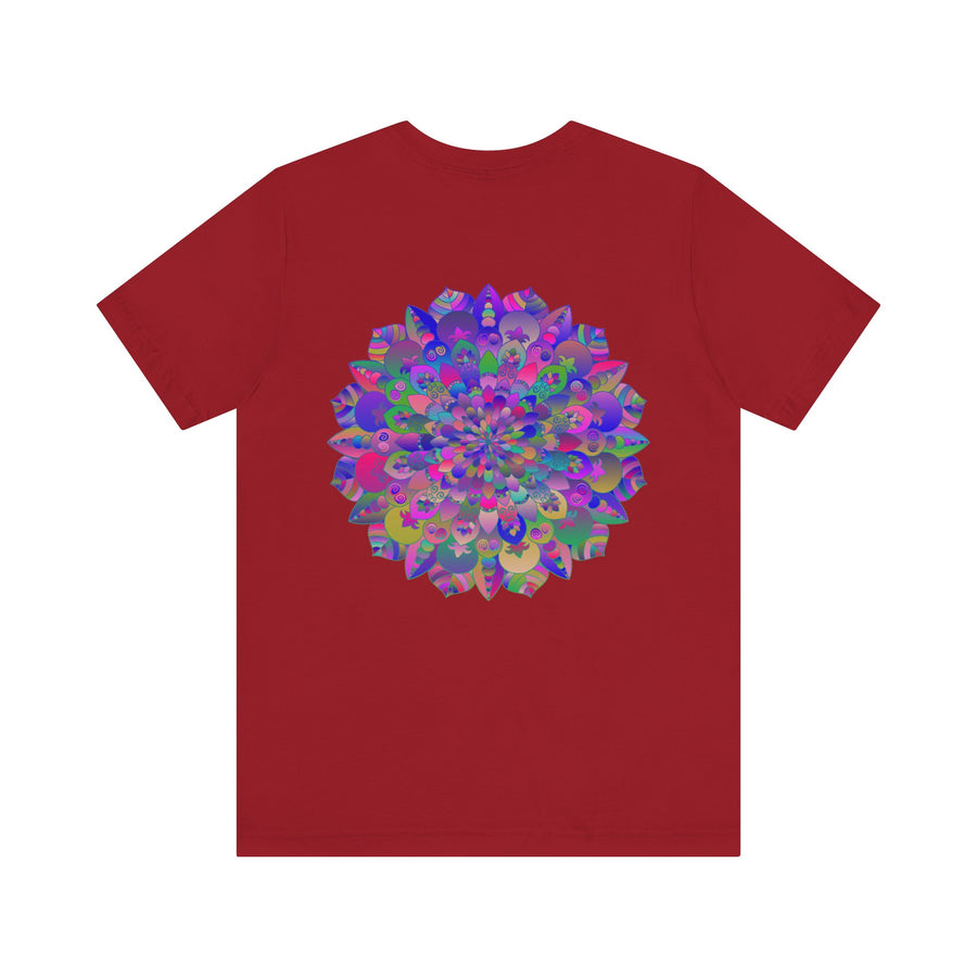 Colorful Mandala T-shirt symbolizing spiritual harmony and balance