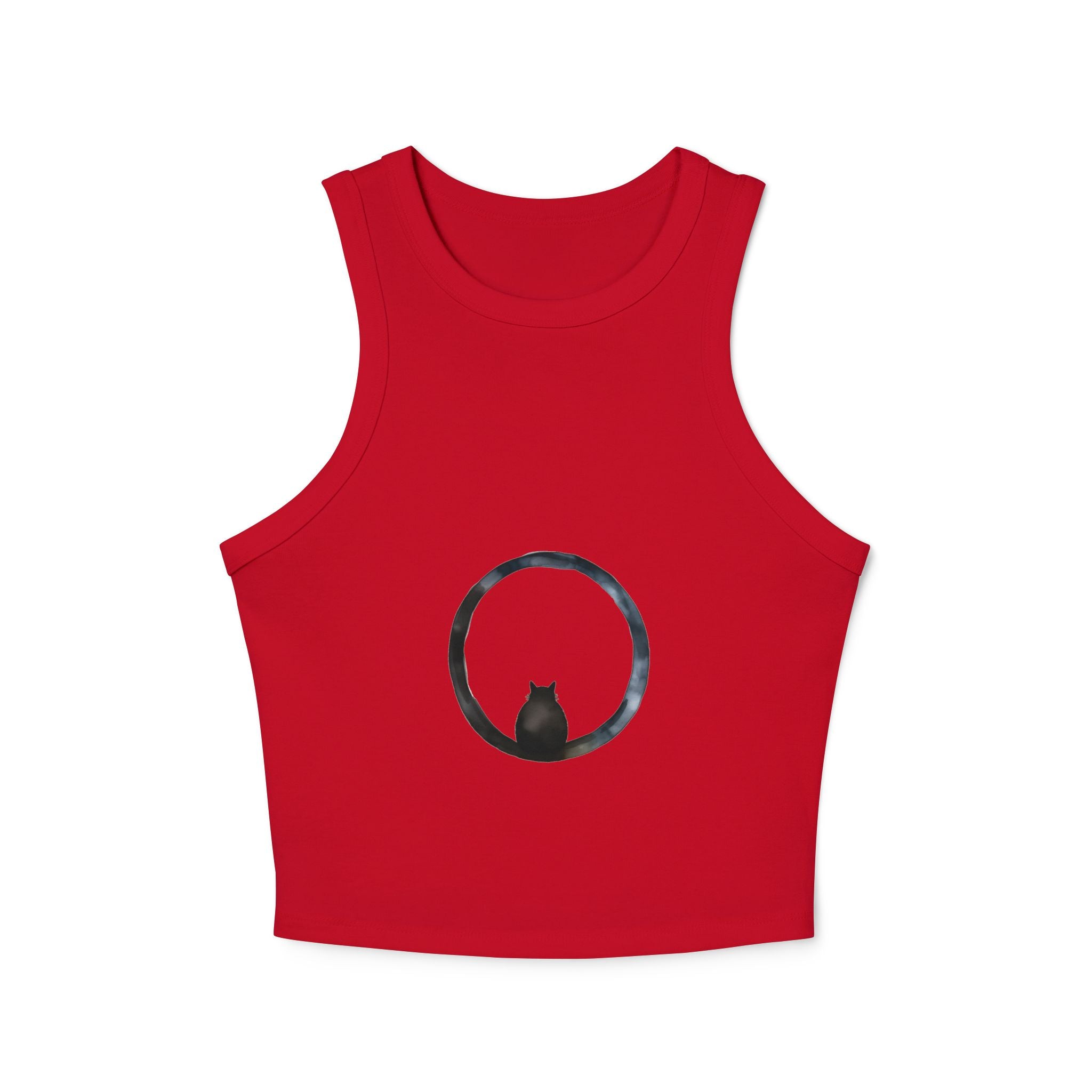 Versatile Cosmic Enigma Racerback Tank Top, easily paired with leggings or jeans
