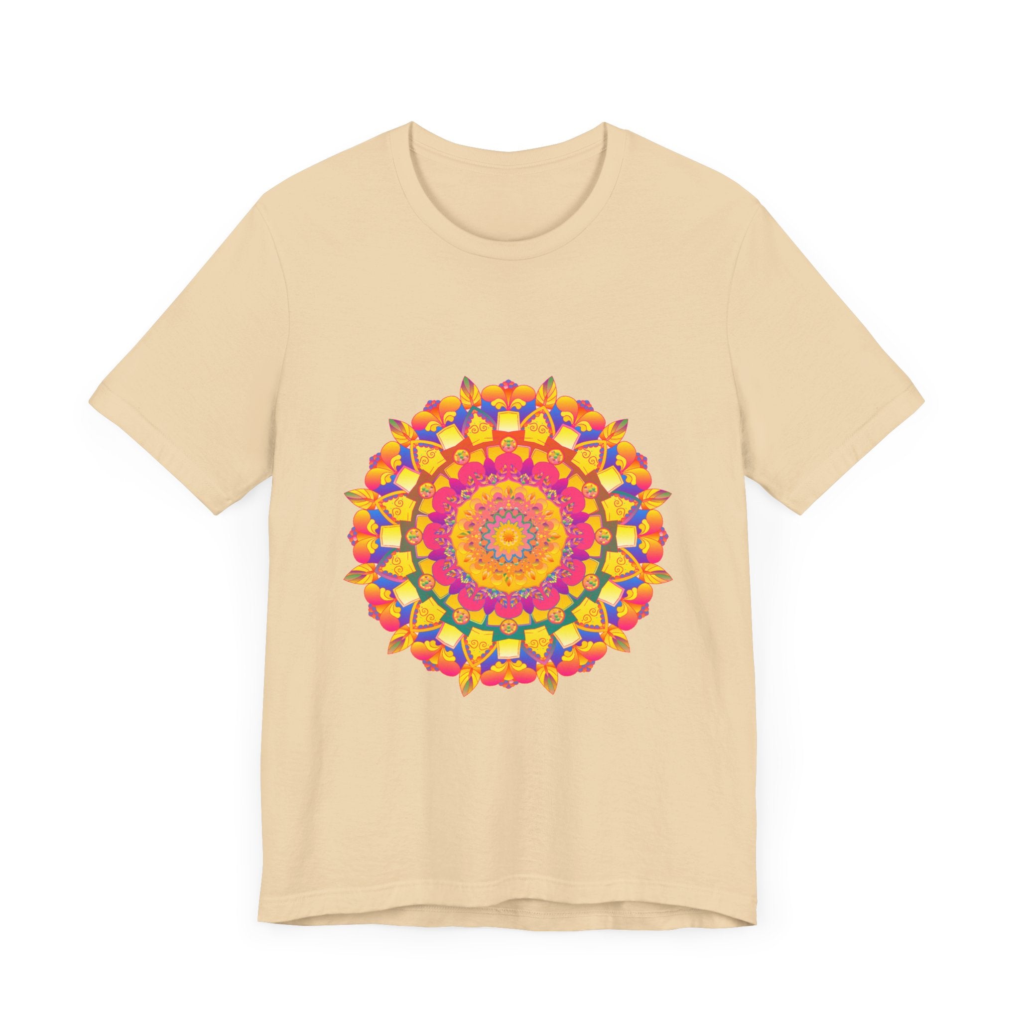 Vibrant and detailed mandala pattern tee in a variety of colors