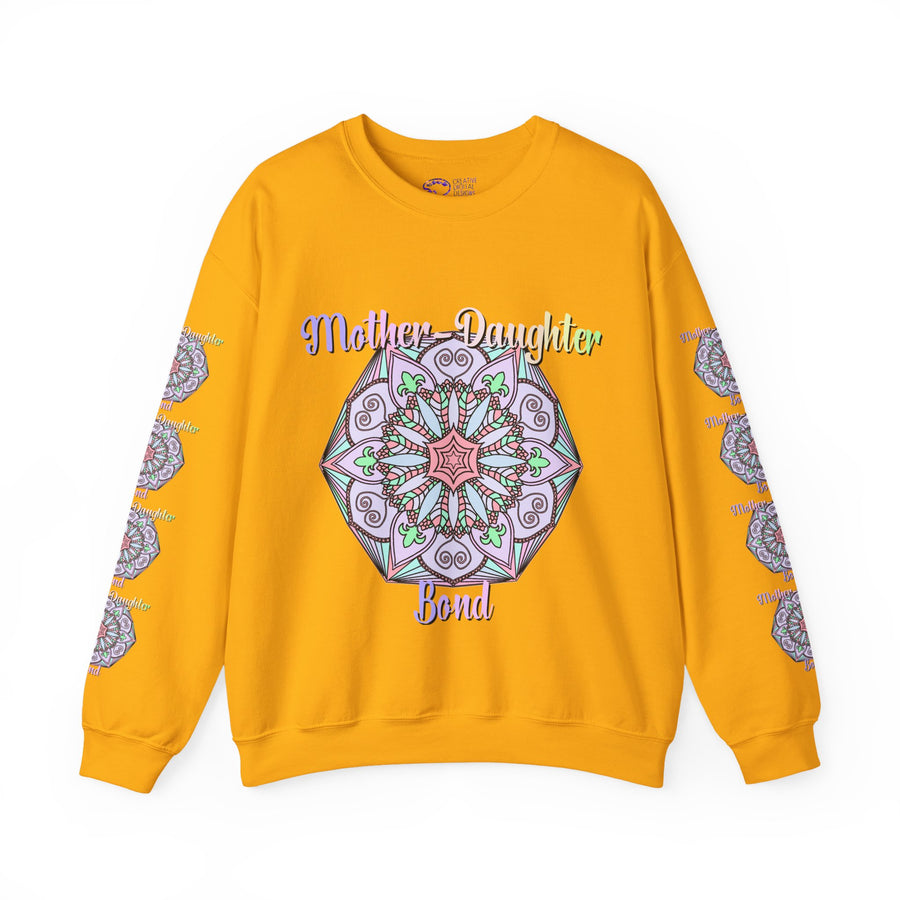 Mother-Daughter Mandala Sweatshirt Celebrating Unique Connections