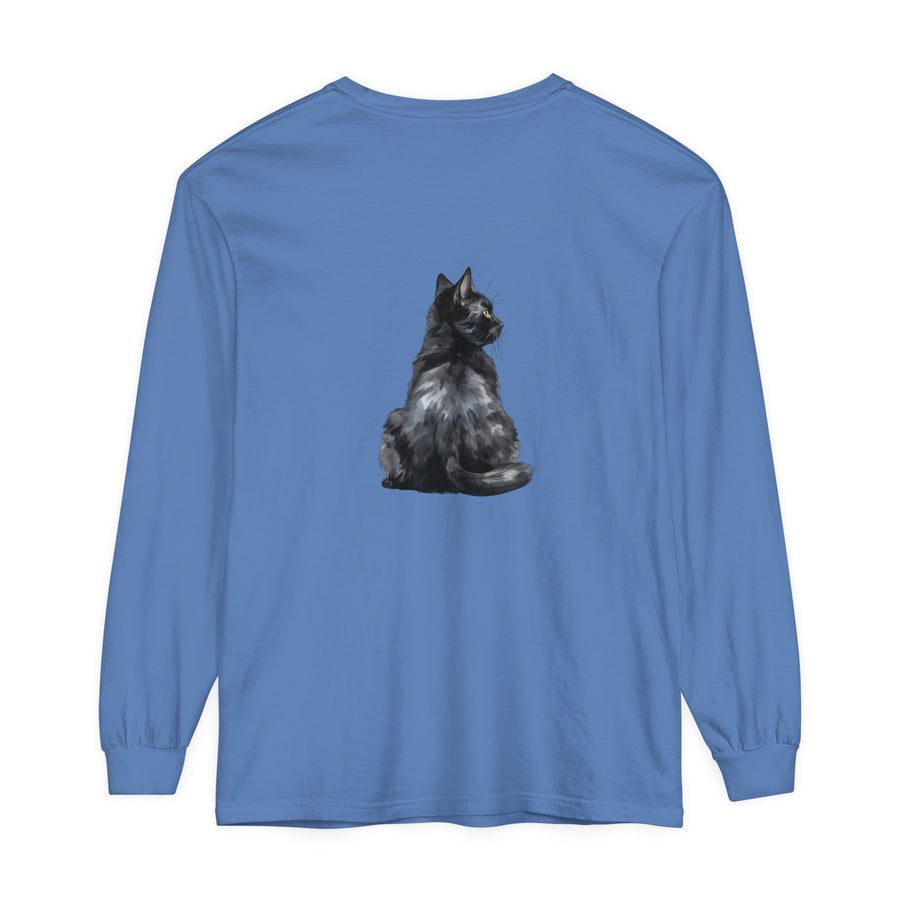 Black Cat Mystique Long Sleeve T-Shirt alt text 30