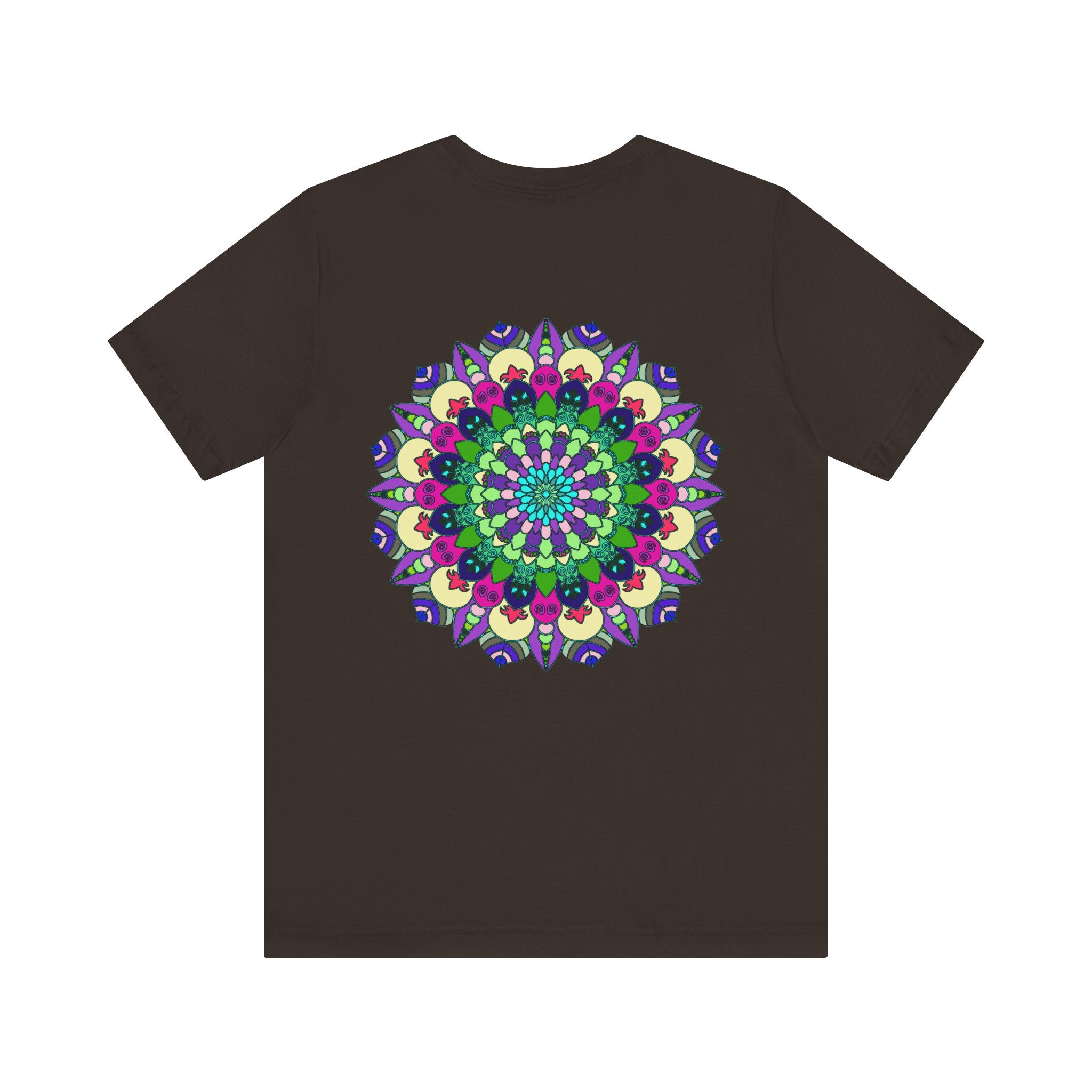 Beautiful mandala tee with intricate design promoting spiritual peace and harmony