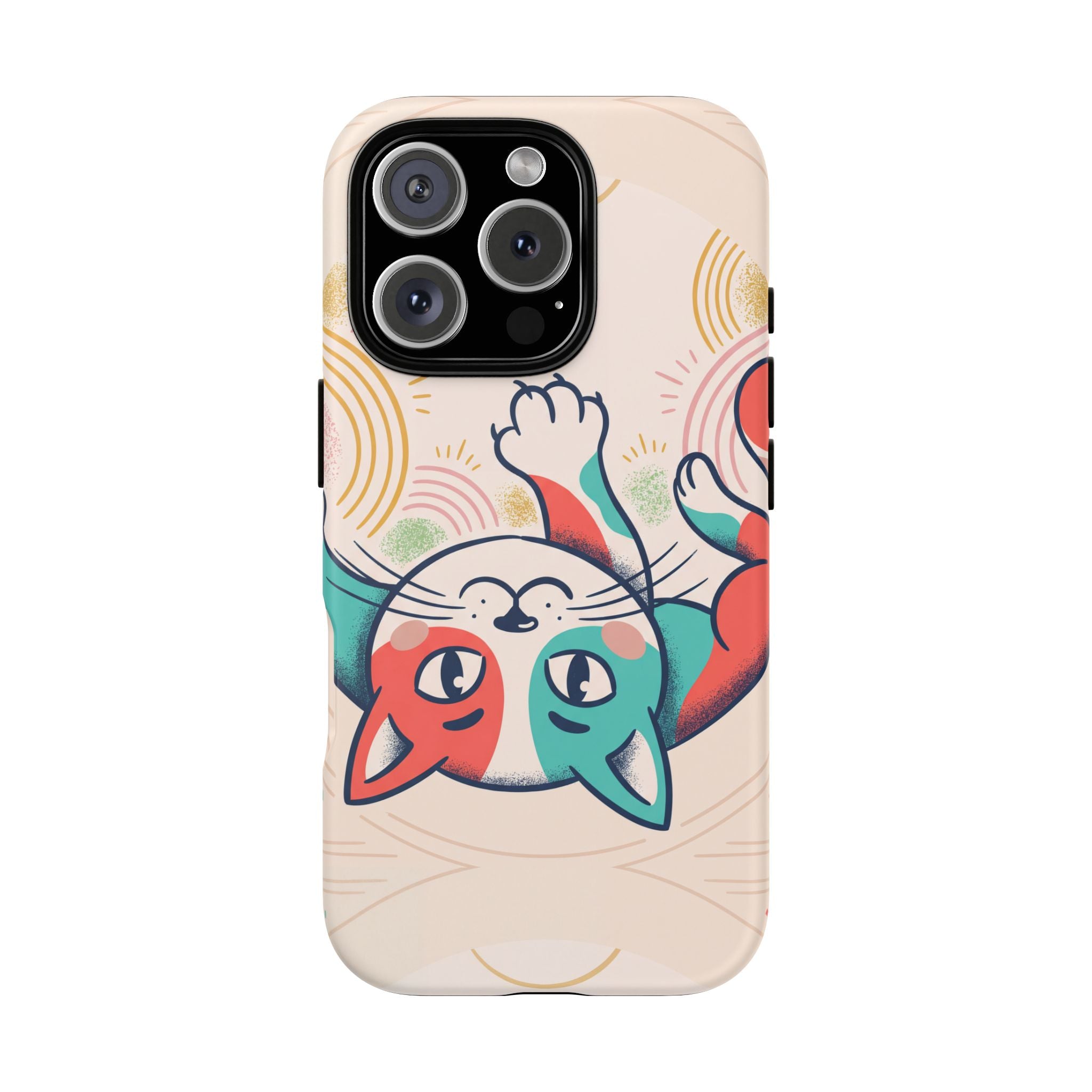 Phone Case — Cute Retro Calico Cat Protective Cover