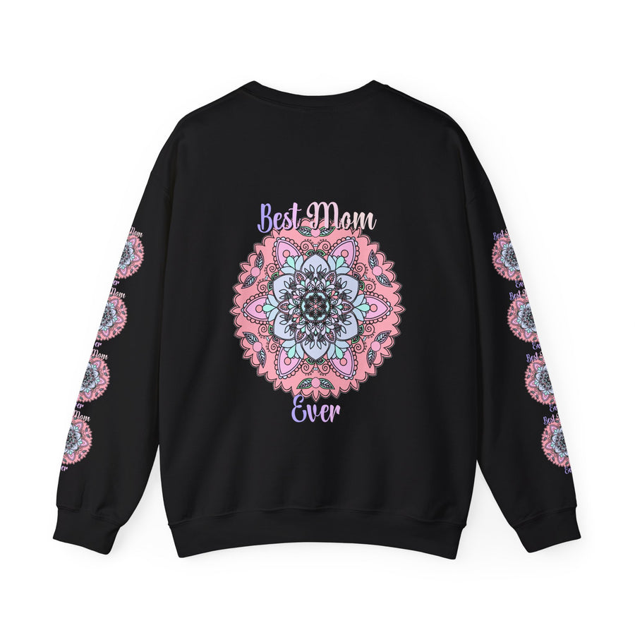 Best Mom Ever Intricate Mandala Art Sweatshirt