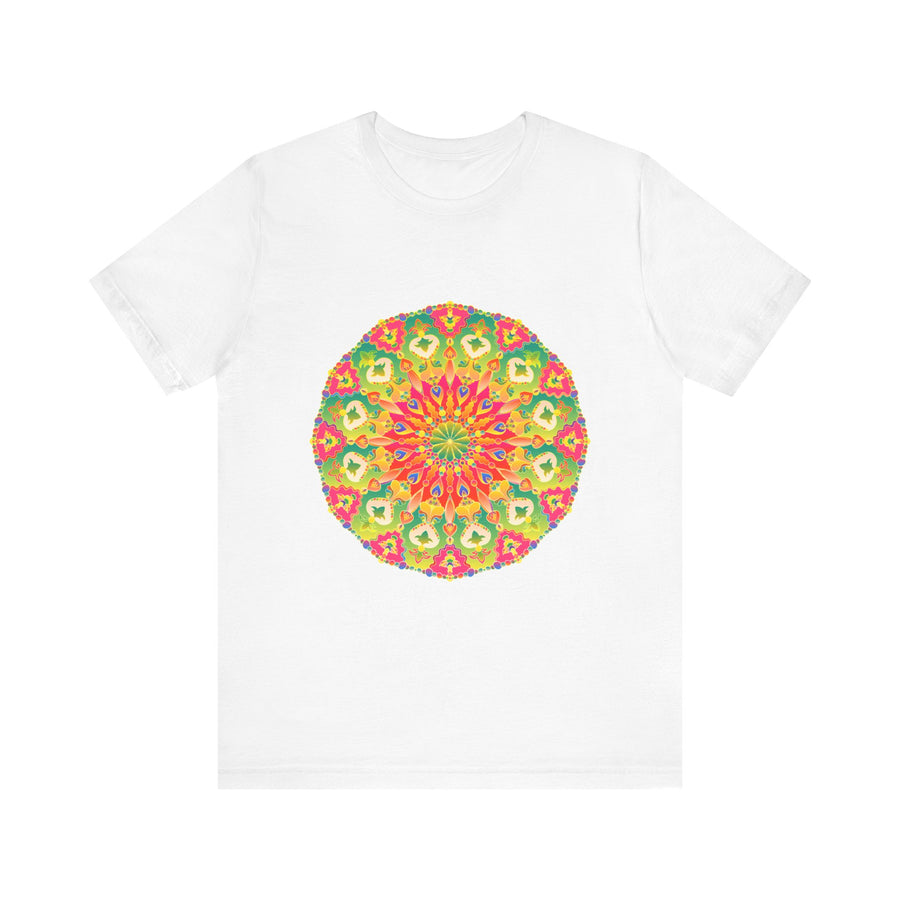 Vibrant Mandala Tee featuring a colorful and intricate design perfect for any occasion