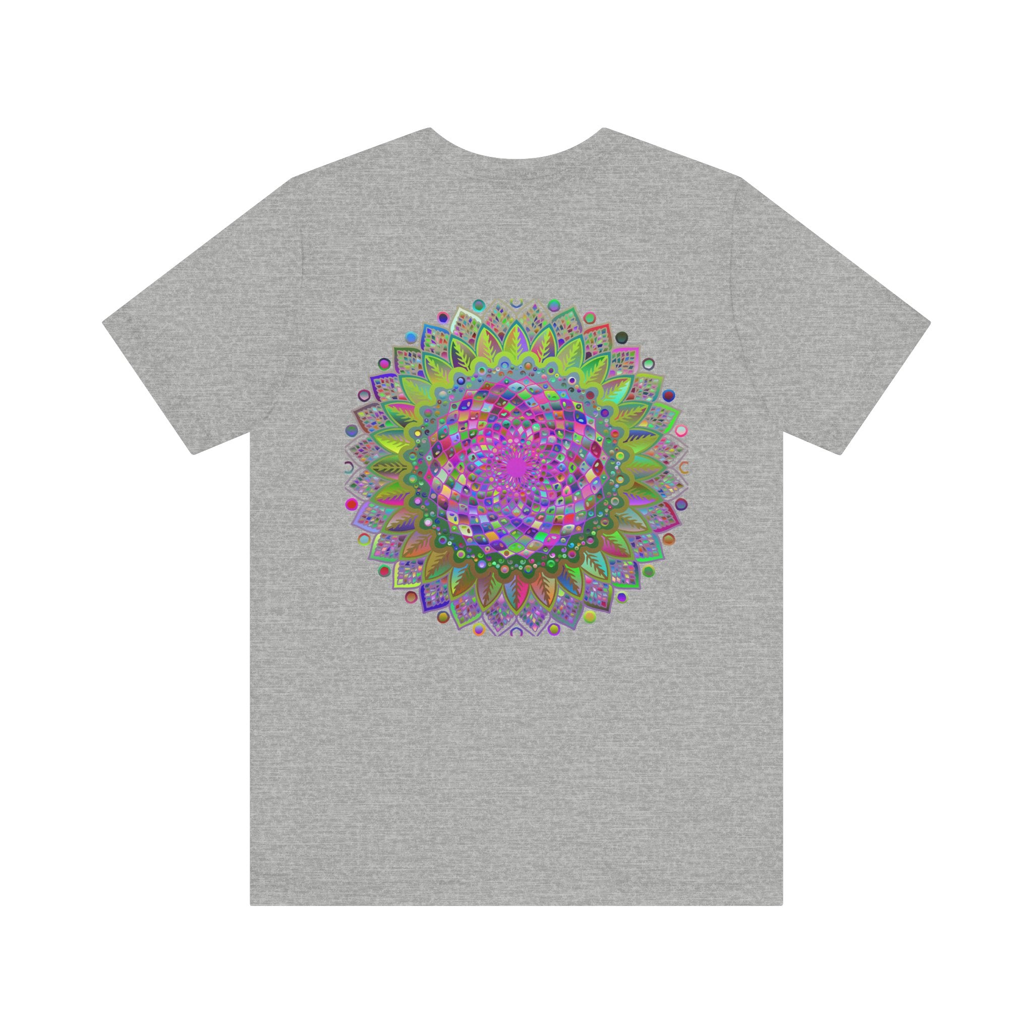 Intricately designed mandala tee for spiritual harmony and balance