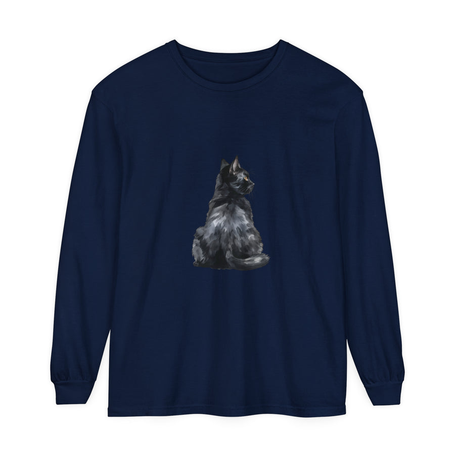 Black Cat Mystique Long Sleeve T-Shirt alt text 4