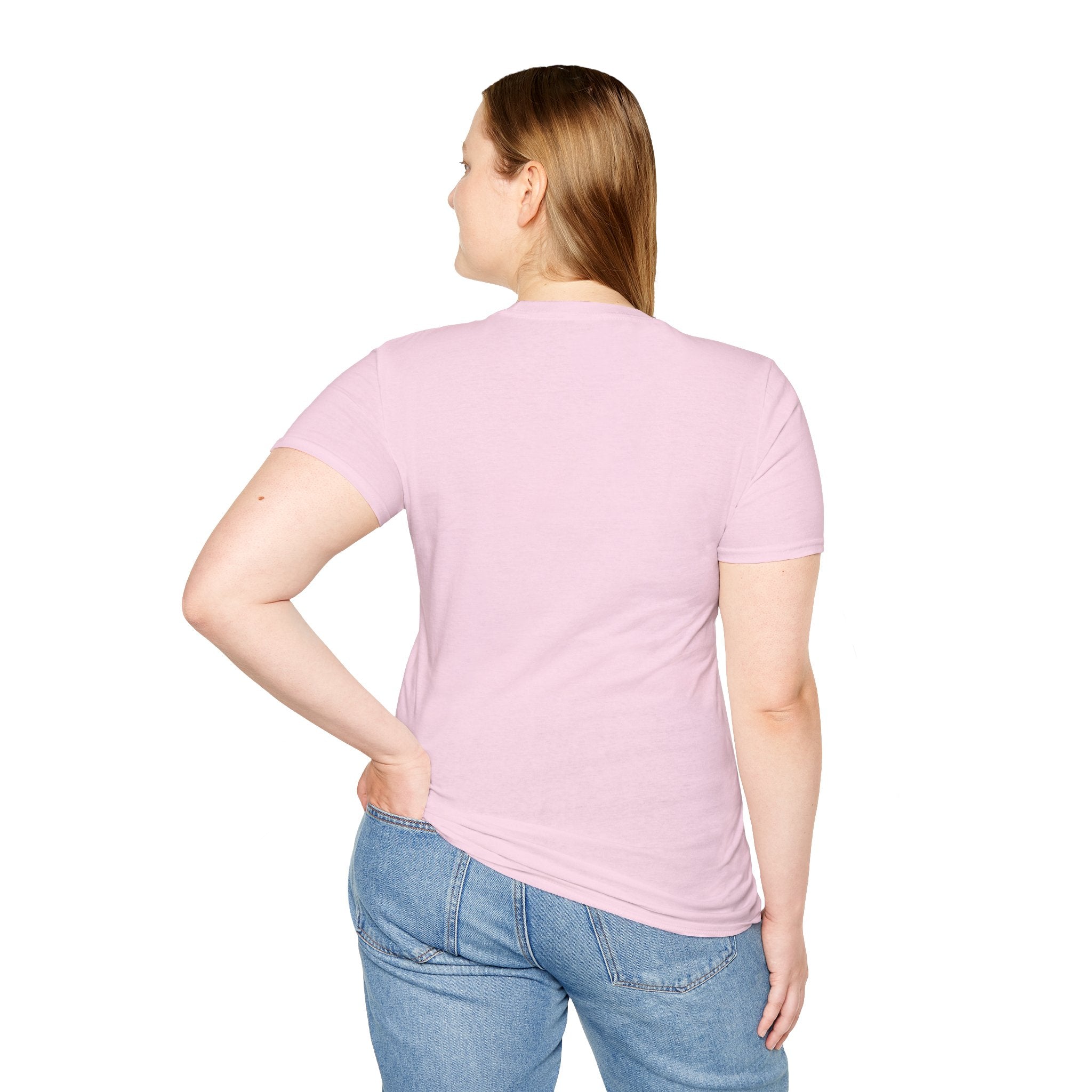 A serene white t-shirt featuring a beautiful floral garland design and the empowering message Breathe in Peace Exhale Stress