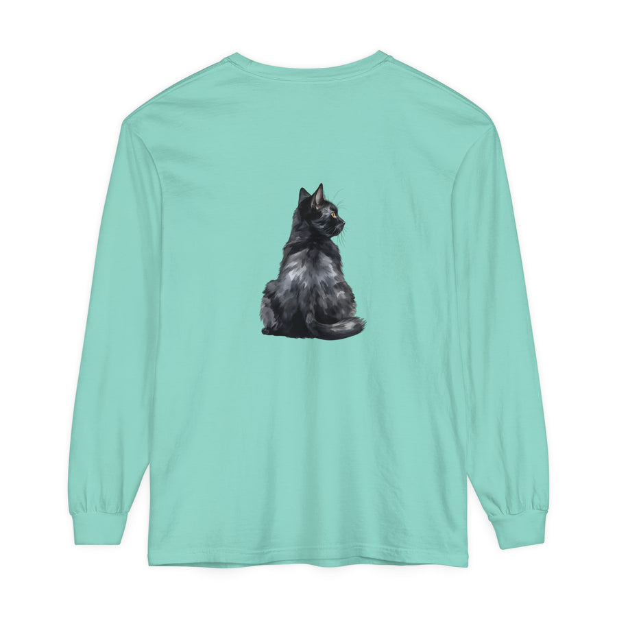 Black Cat Mystique Long Sleeve T-Shirt alt text 66
