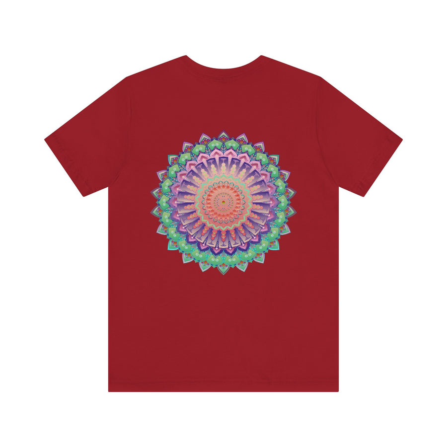 Beautifully designed Mandala Tee promoting spiritual peace and harmony through intricate patterns and calming colors