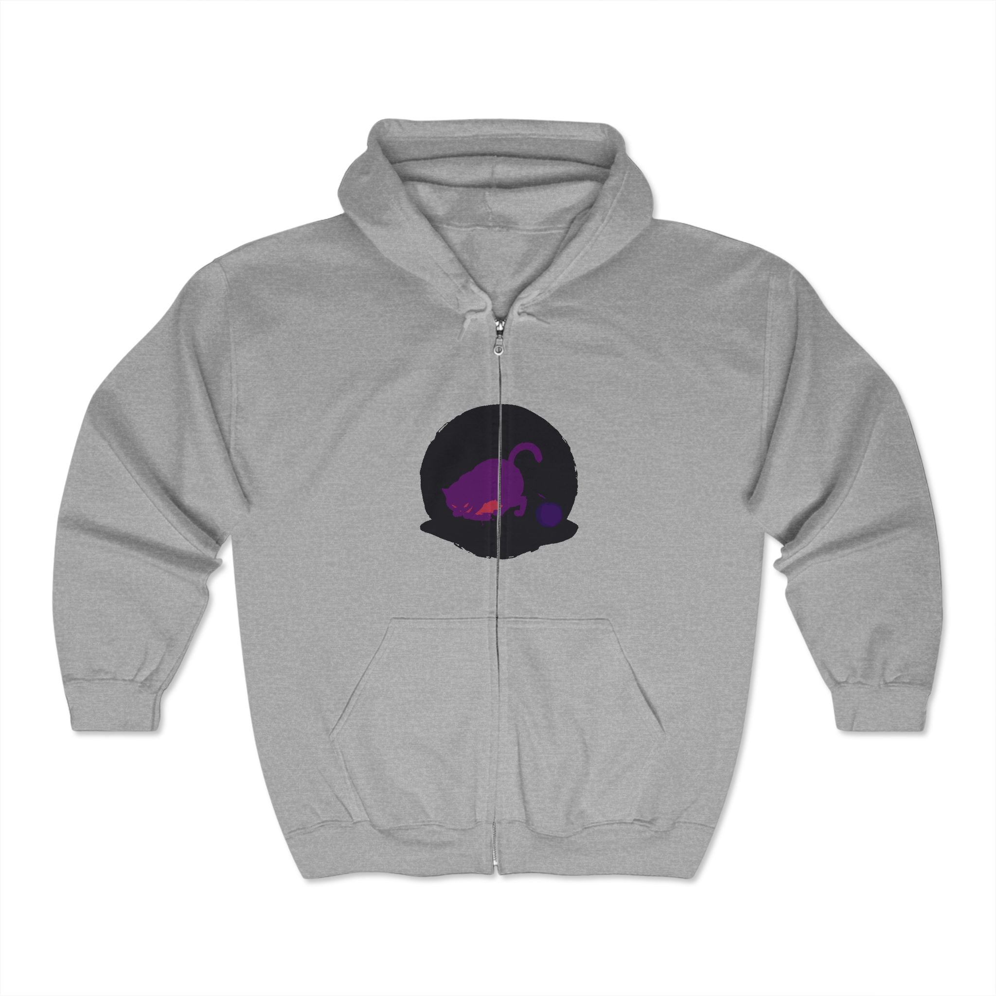 Unique and artistic black cat watercolor hoodie for pet lovers