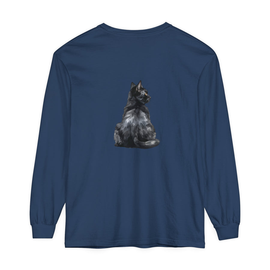 Black Cat Mystique Long Sleeve T-Shirt alt text 54