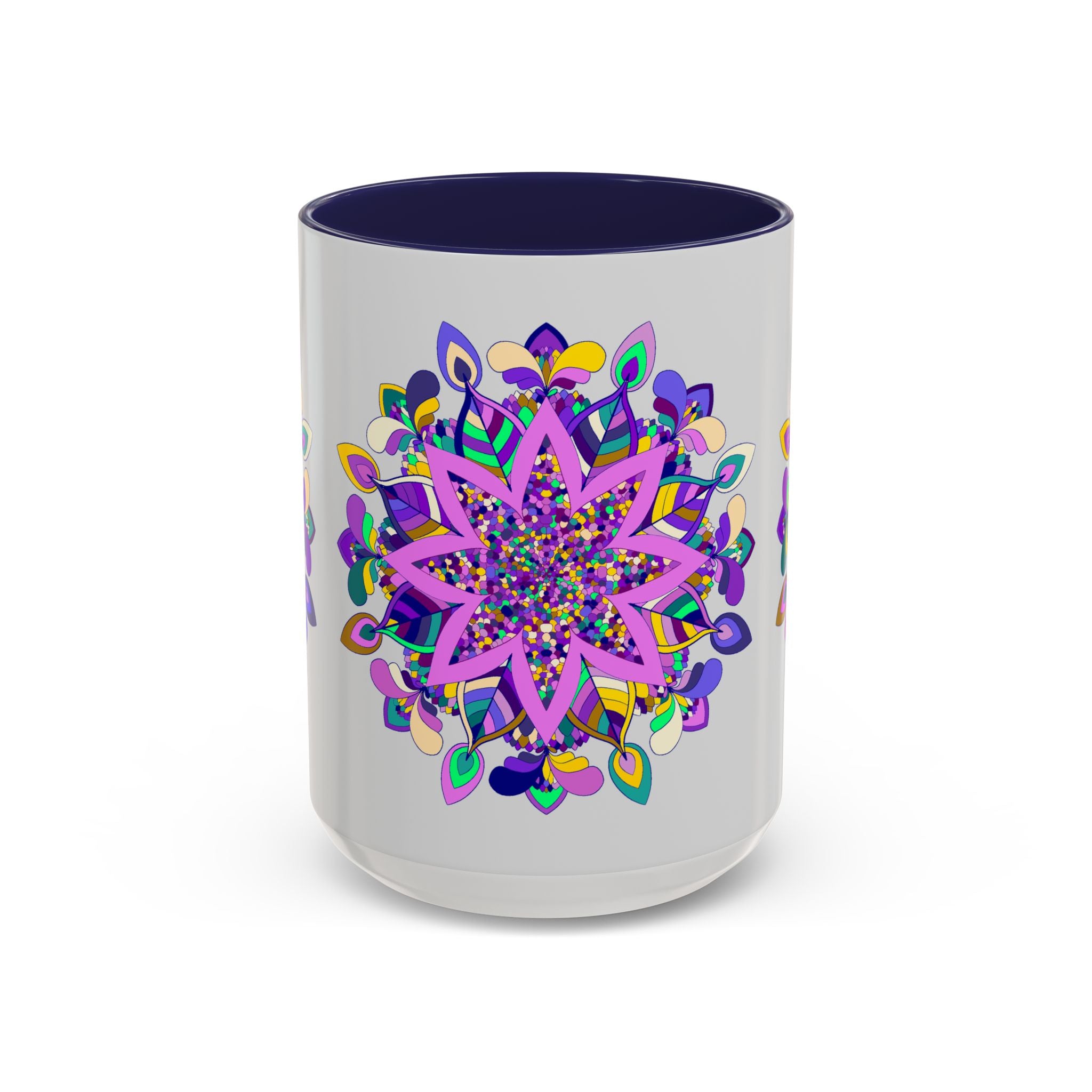 Artistic Mug with Intricate Mandala Pattern