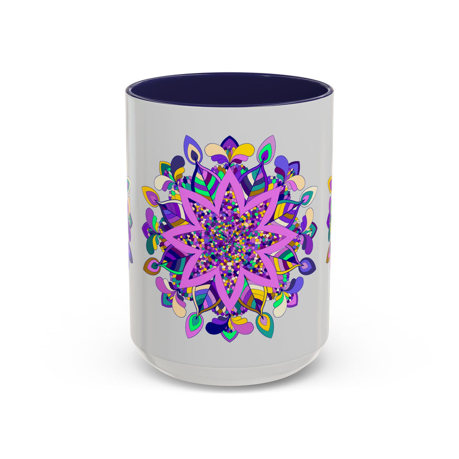 Artistic Mug with Intricate Mandala Pattern