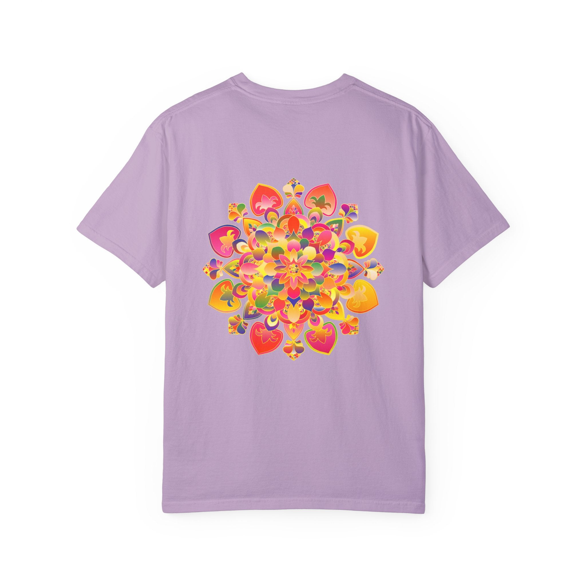 Colorful Mandala Shirt with a unique and intricate hand-drawn design
