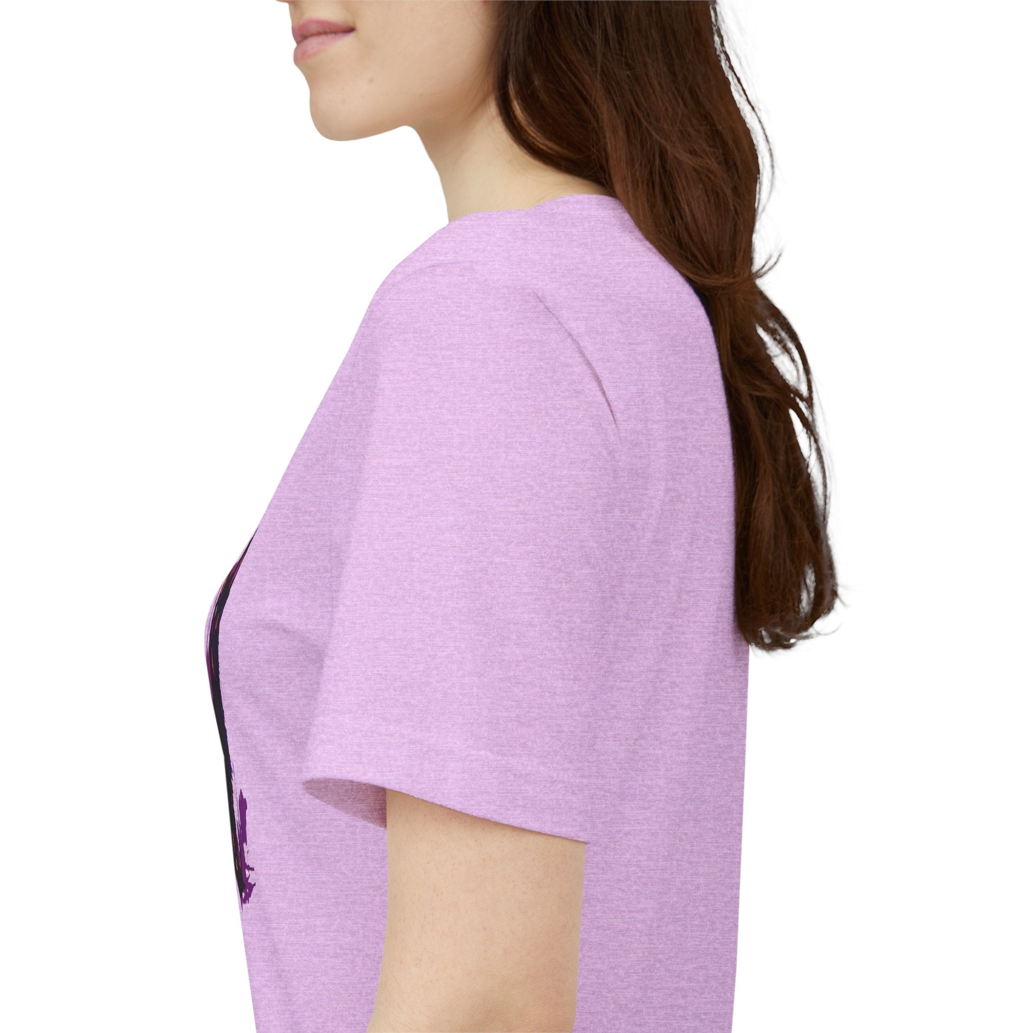 Black Cat Mystery - Purple Paint Splatter T-Shirt