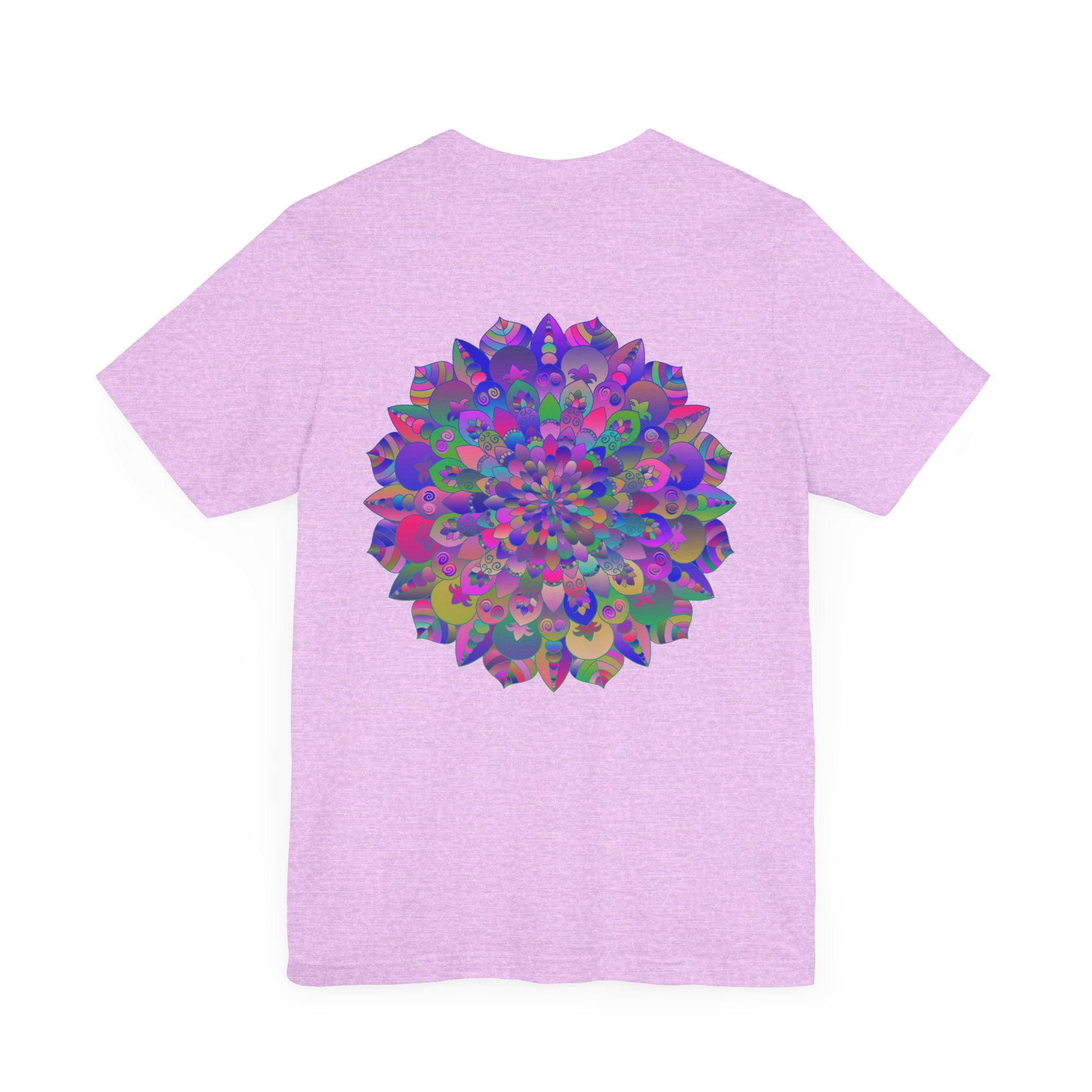 Colorful Mandala T-shirt symbolizing spiritual peace and balance