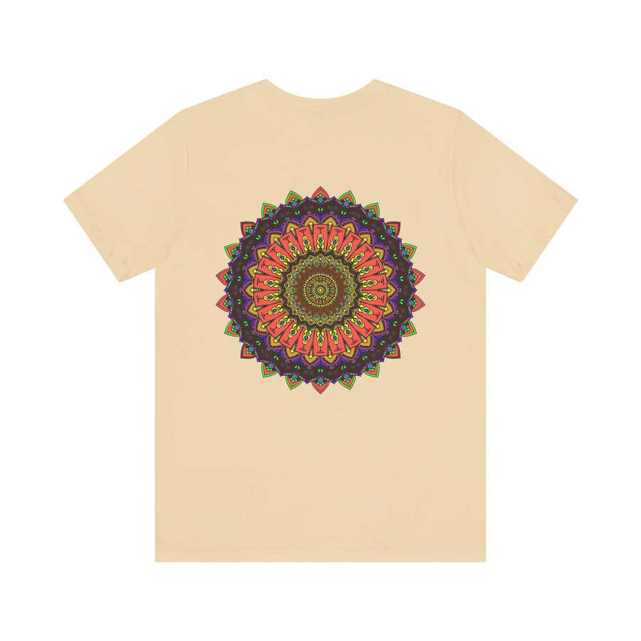 Ethnic mandala tee promoting mindfulness and spiritual connection