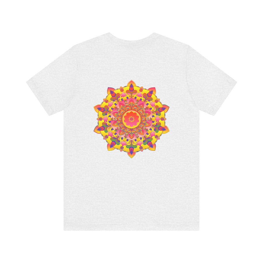 Tee showcasing a colorful and intricate mandala for spiritual connection