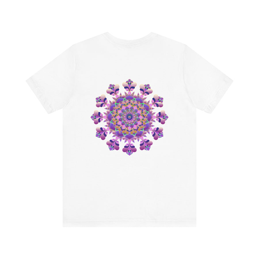 Colorful and vibrant mandala tee for mindfulness and inner peace