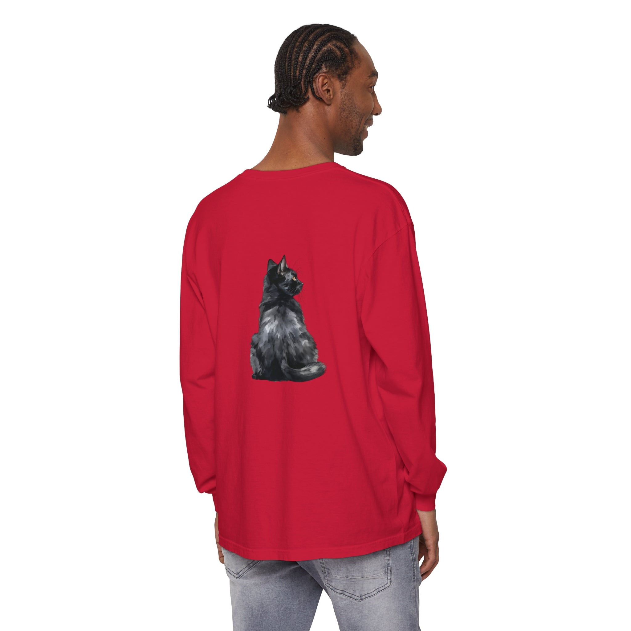 Black Cat Mystique Long Sleeve T-Shirt alt text 35