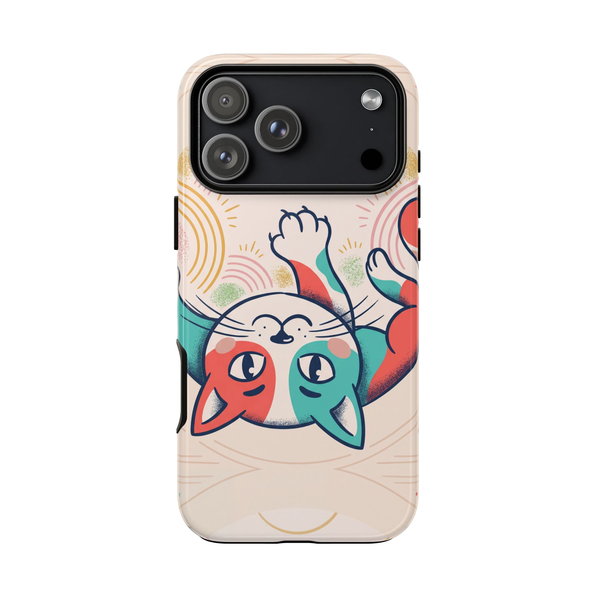 Phone Case — Cute Retro Calico Cat Protective Cover