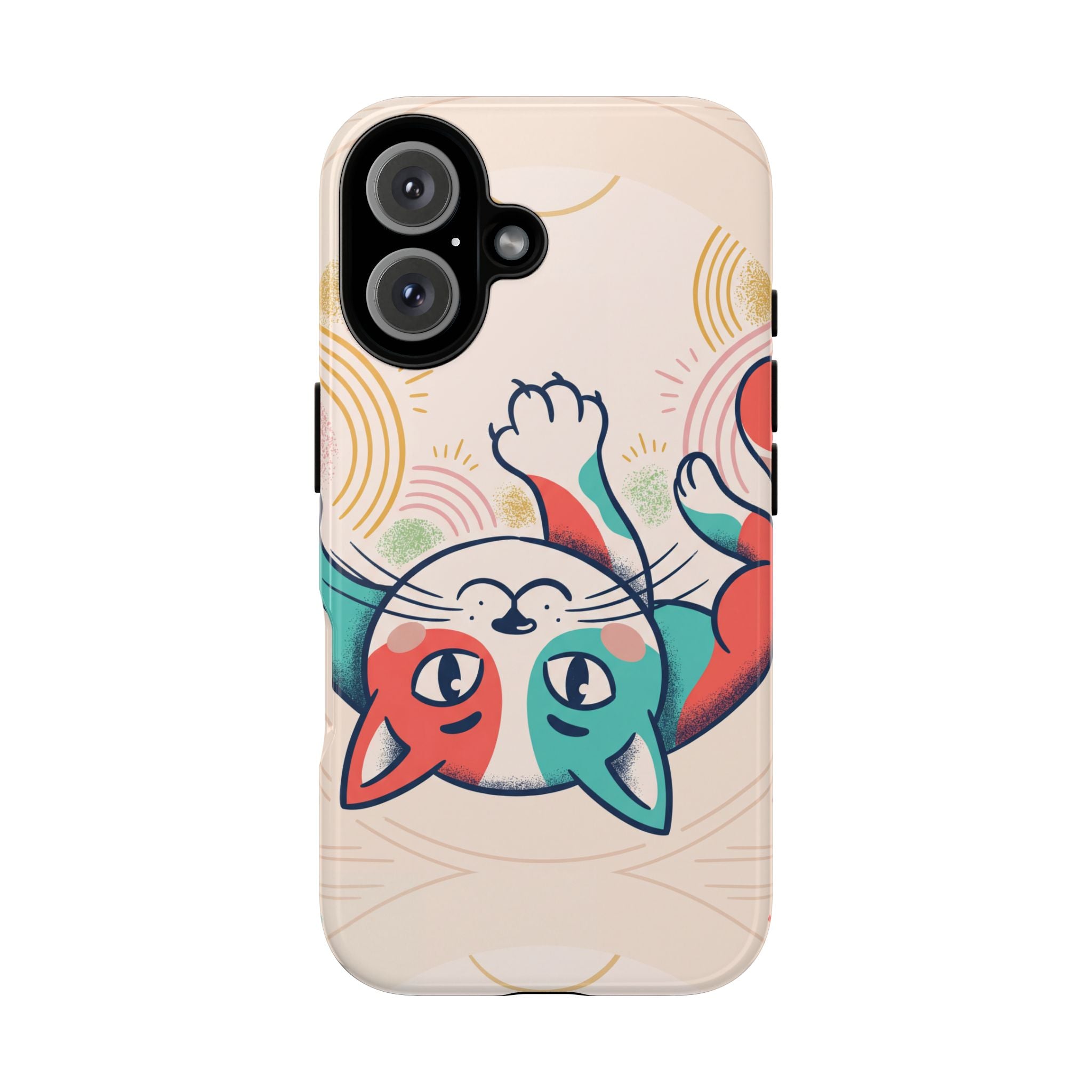 Phone Case — Cute Retro Calico Cat Protective Cover