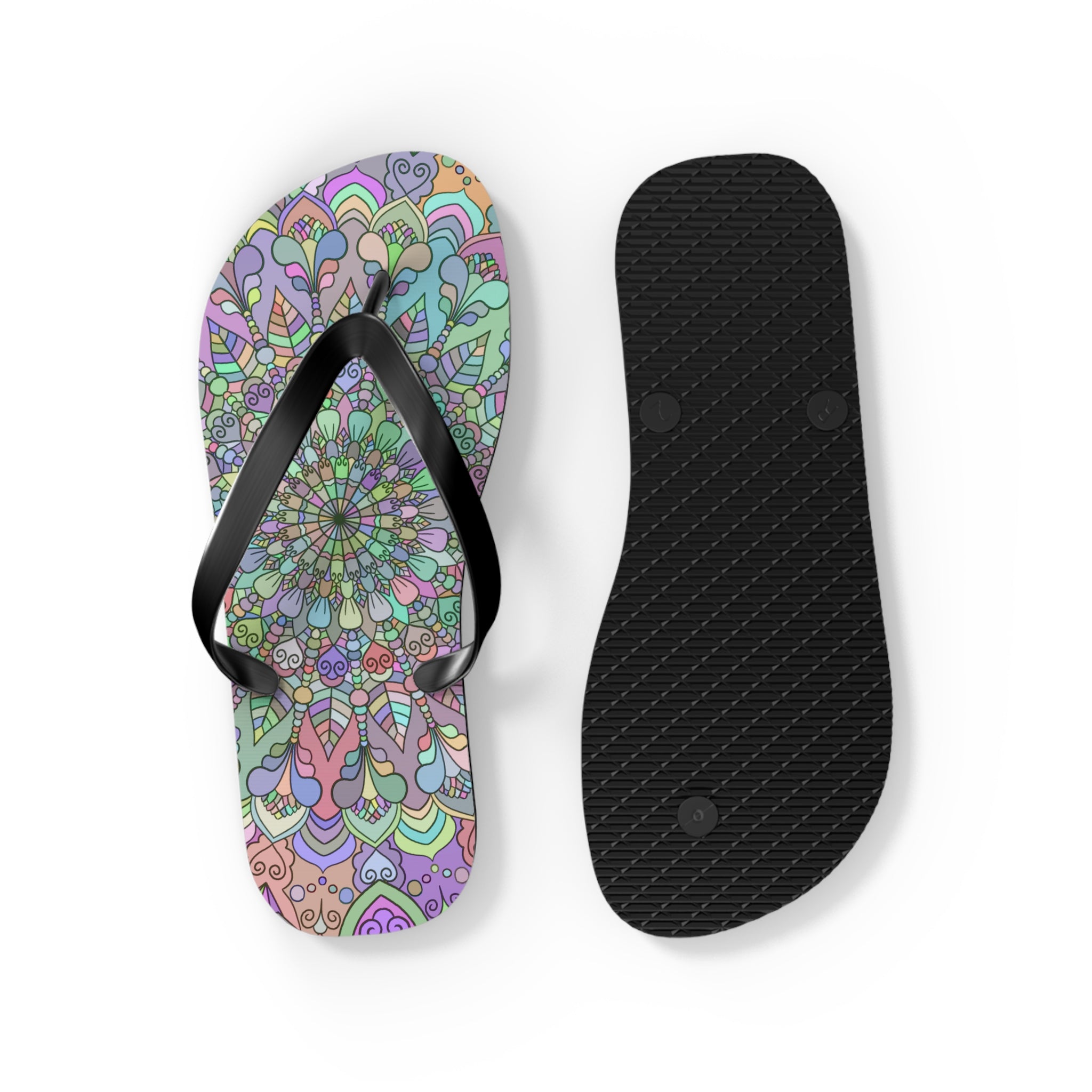 Comfortable and stylish summer footwear with unique hand-drawn designs