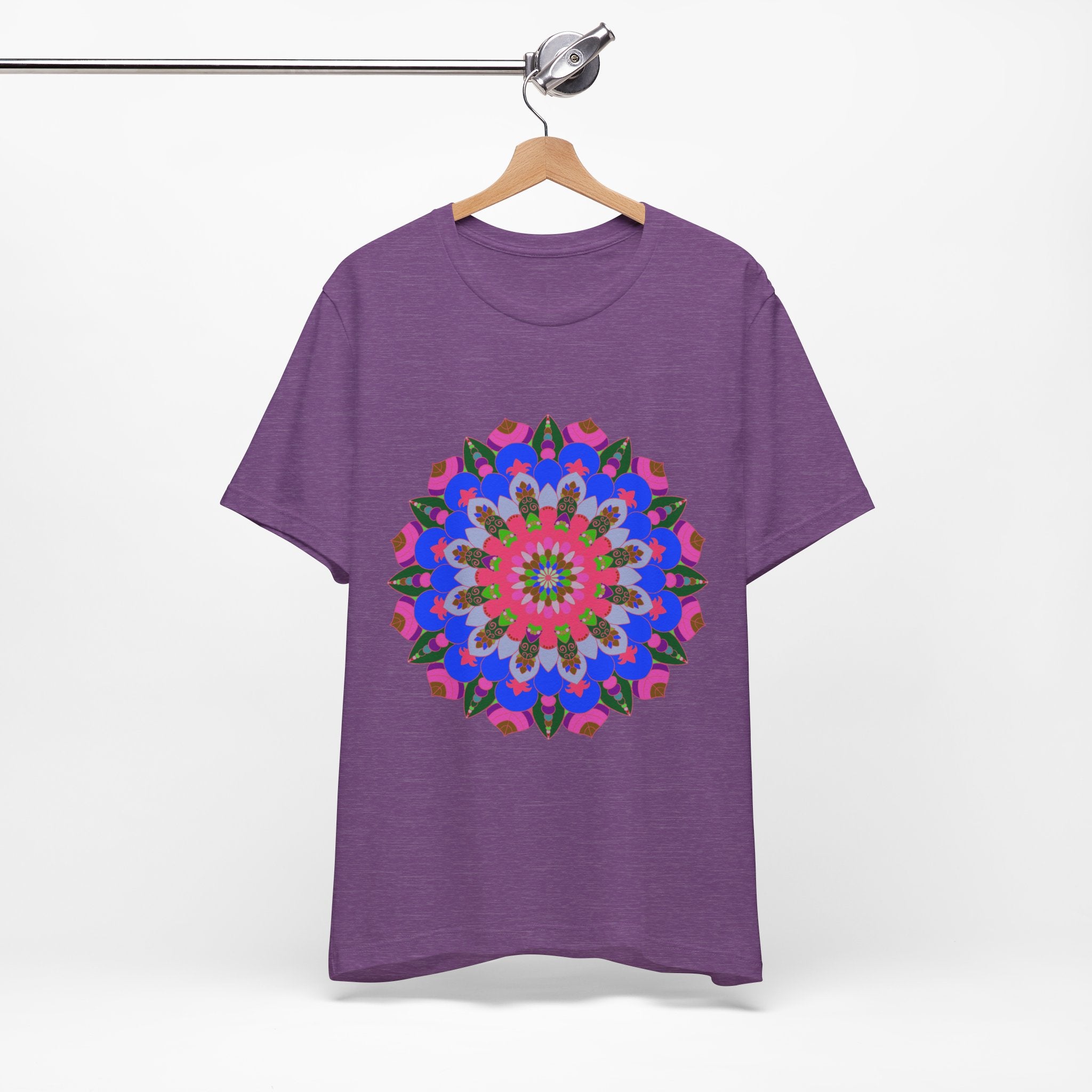 Colorful Mandala Geometric T-Shirt featuring vibrant and intricate design patterns