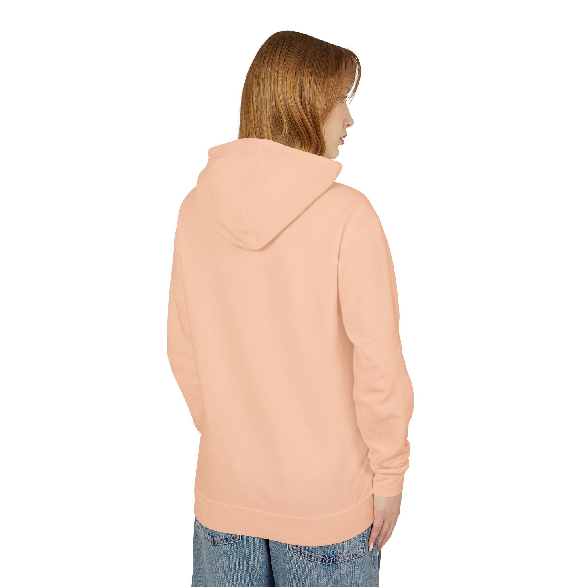 Vibrant Floral Mandala Unisex Lightweight Hoodie