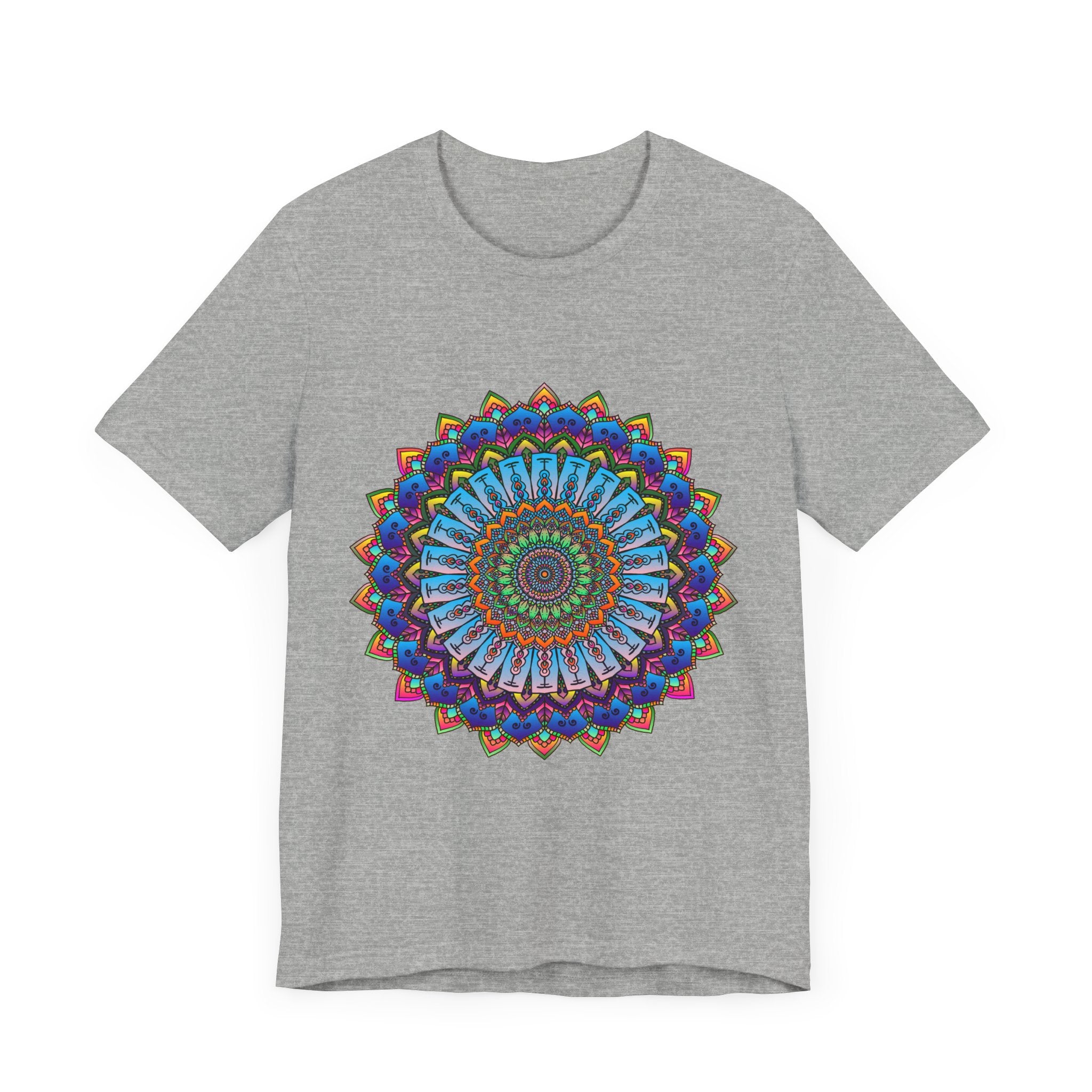 Vibrant Mandala Tee with a colorful and intricate design perfect for adding a pop of color to any outfit